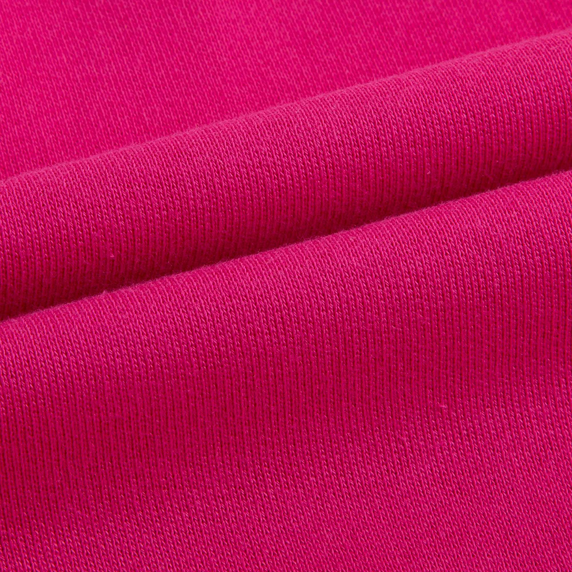 Girls Fuchsia Logo Cotton Sweatshirt