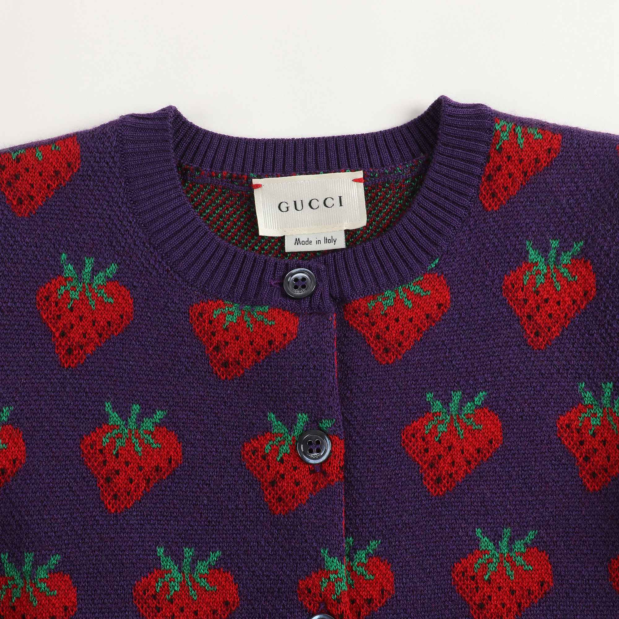 Baby Girls Violet Strawberry Caridgan