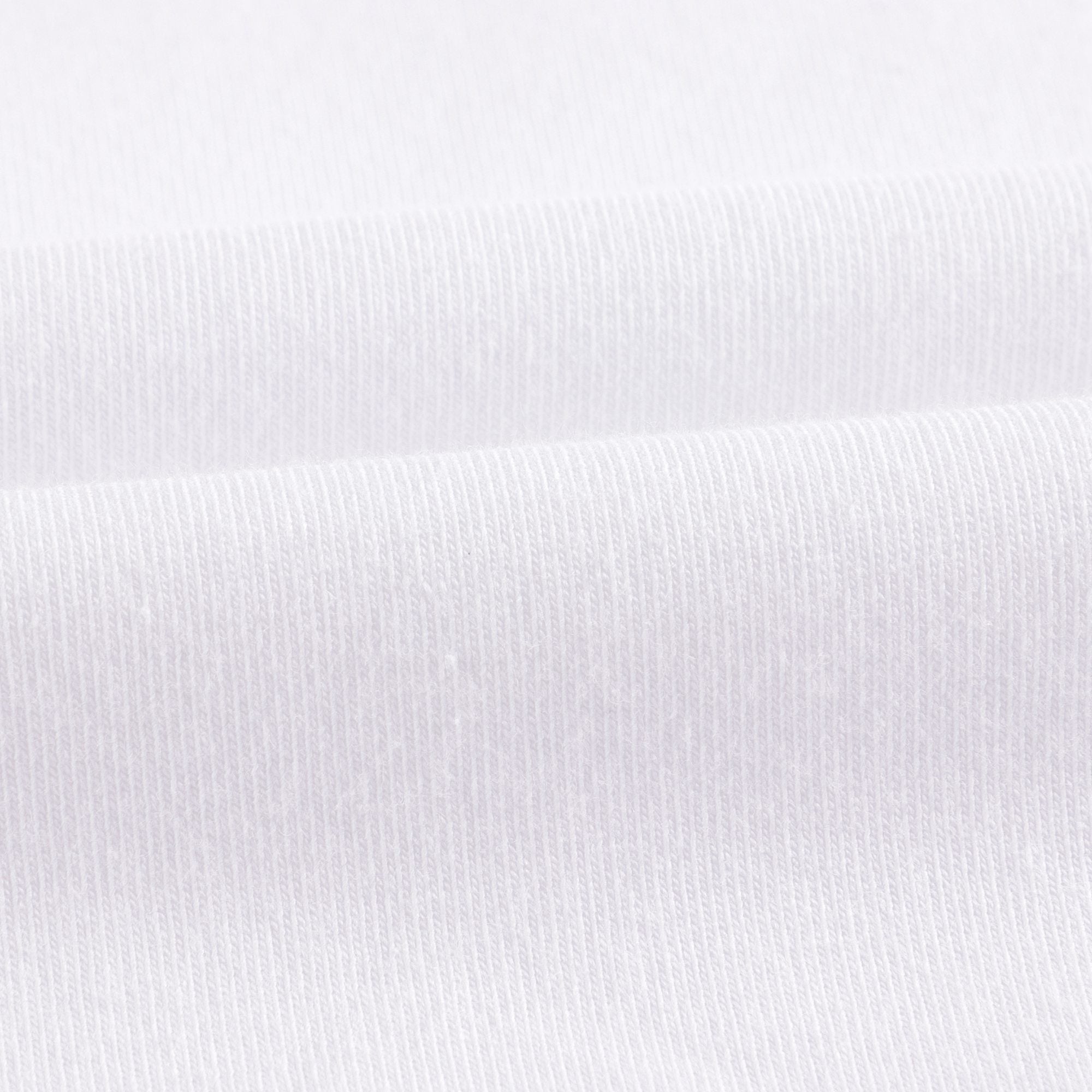 Girls White Cotton T-Shirt
