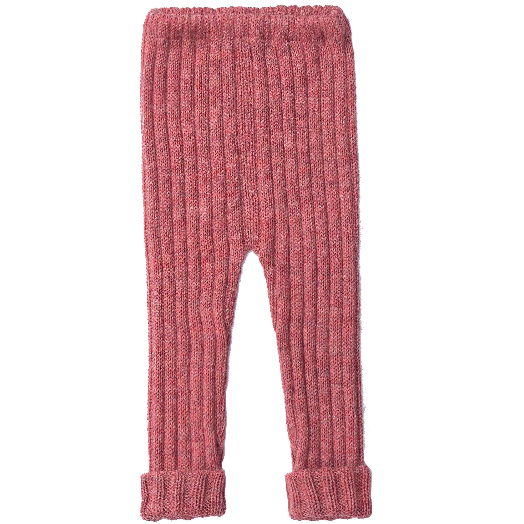 Baby Pink Alpaca Wool Trousers