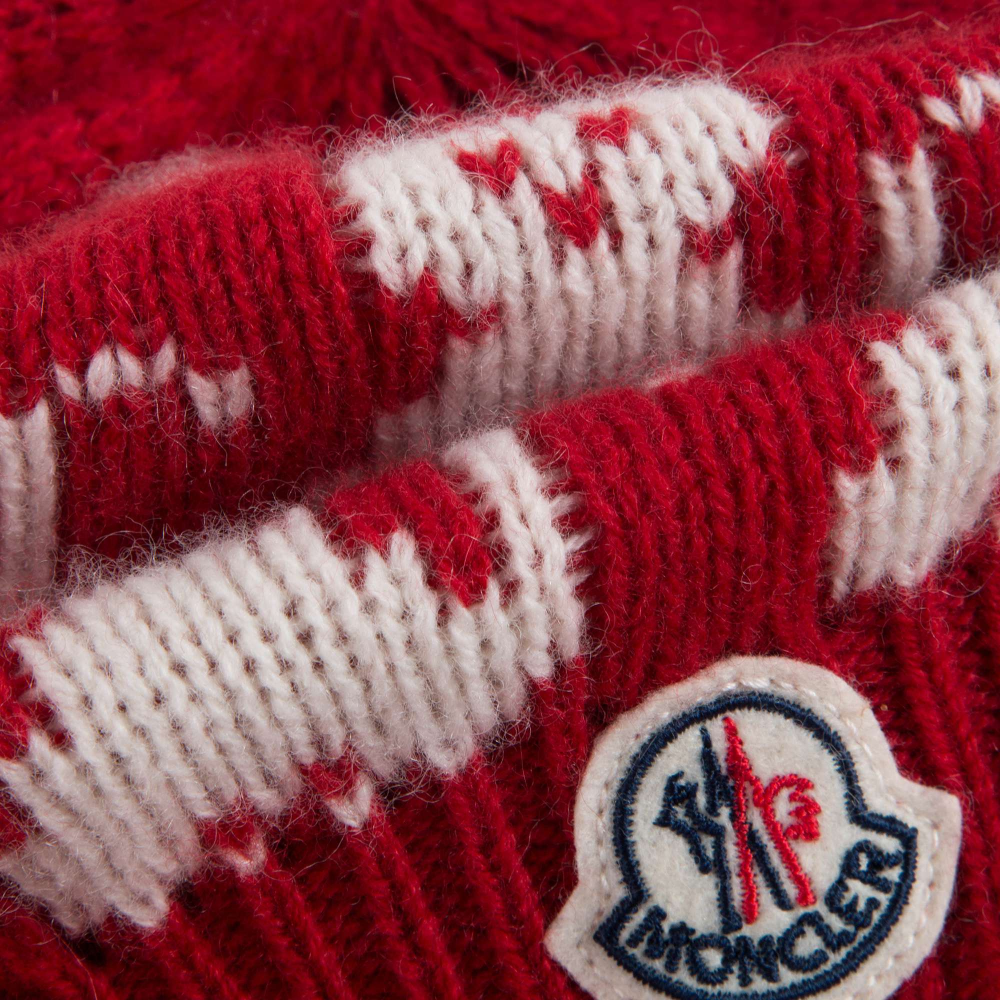 Baby Girls Red Wool Base Fabric Hat