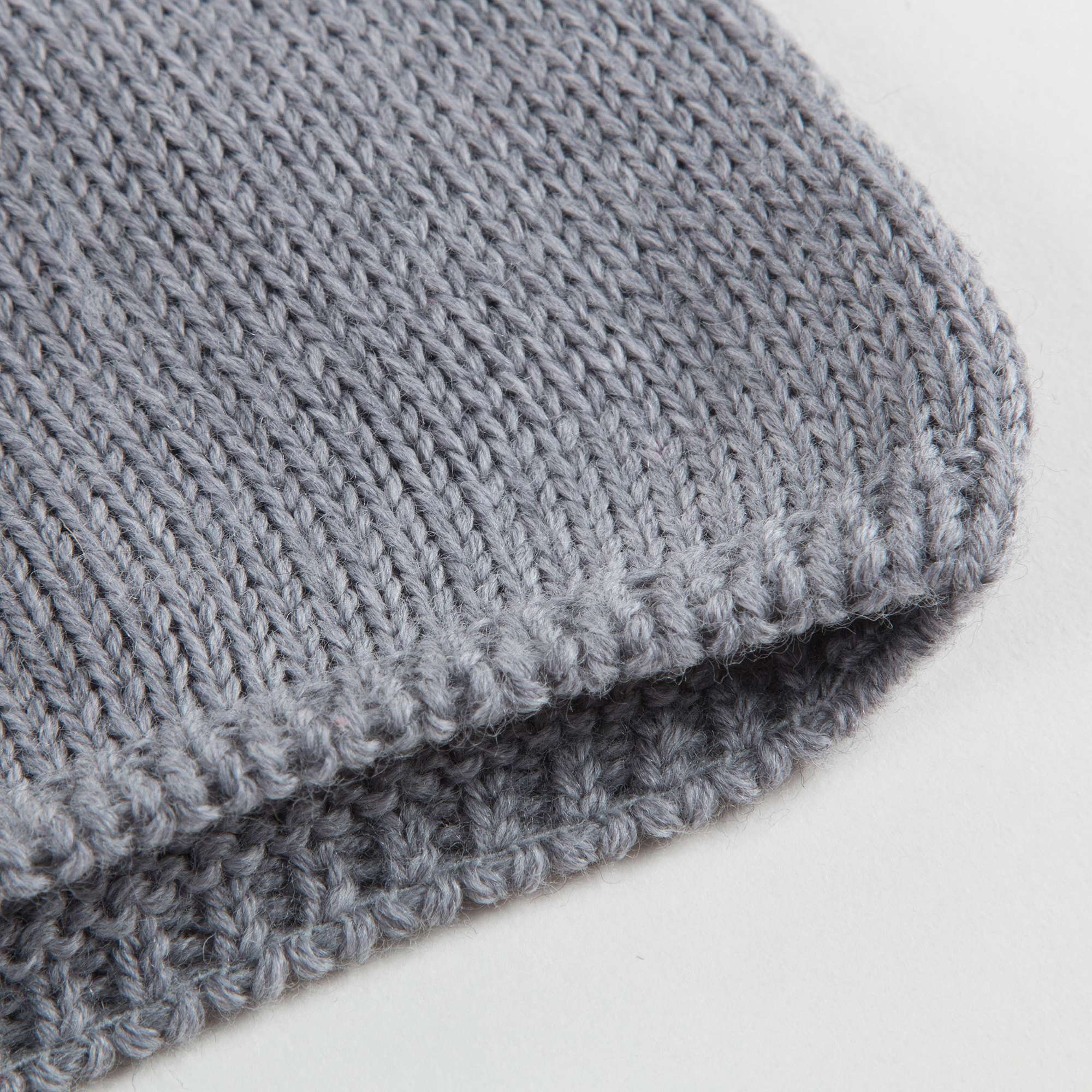 Baby Boys Grey Virgin Wool Hat