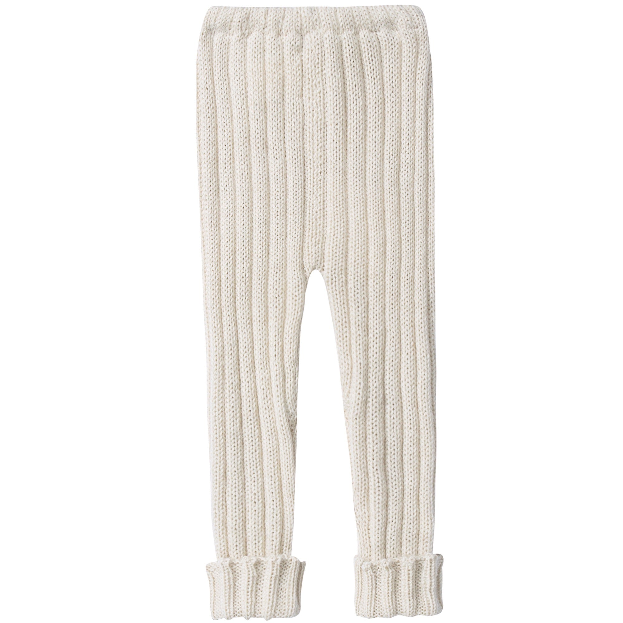 Baby White Alpaca Wool Trousers