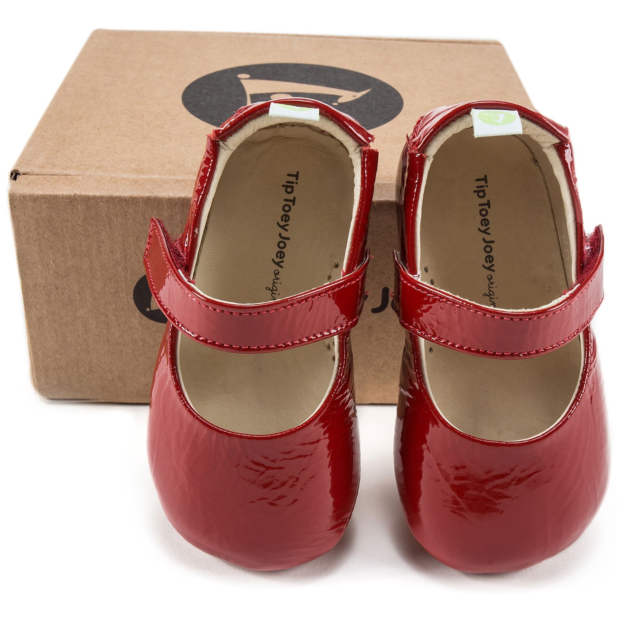 Baby Girls Patent Red Leather Shoes