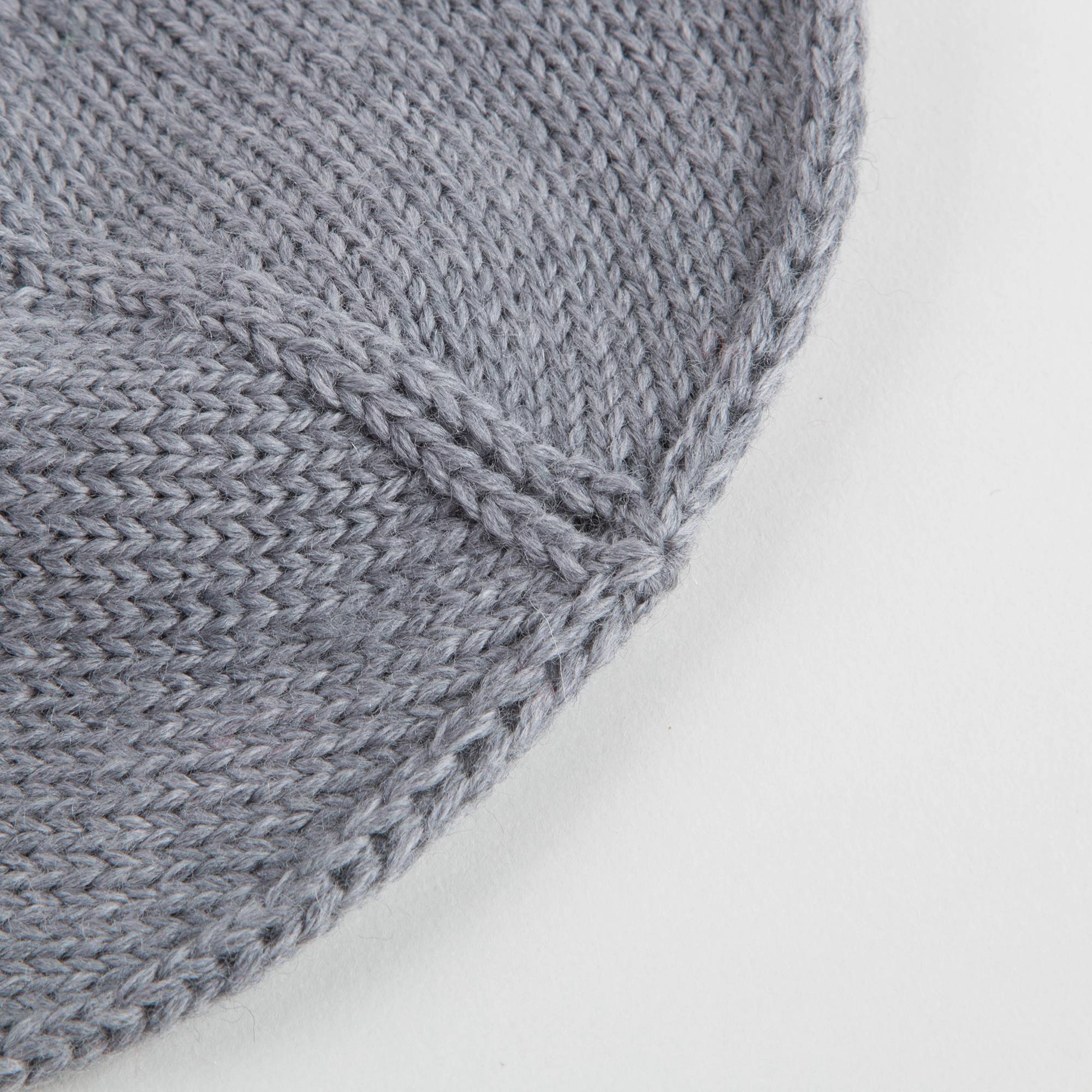 Baby Boys Grey Virgin Wool Hat