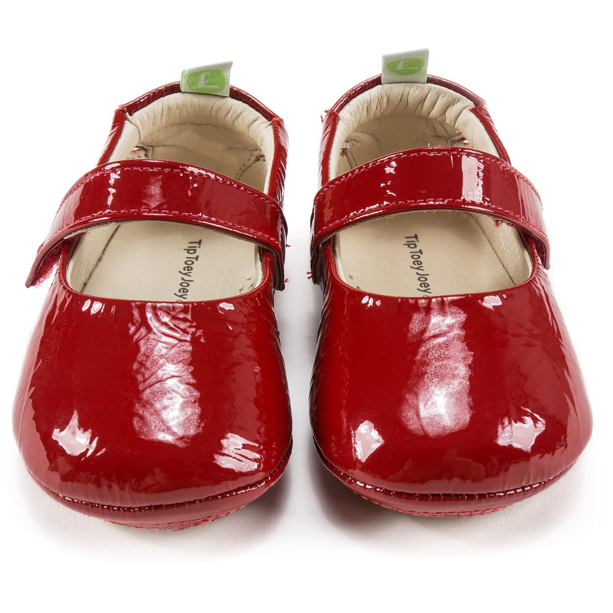 Baby Girls Patent Red Leather Shoes