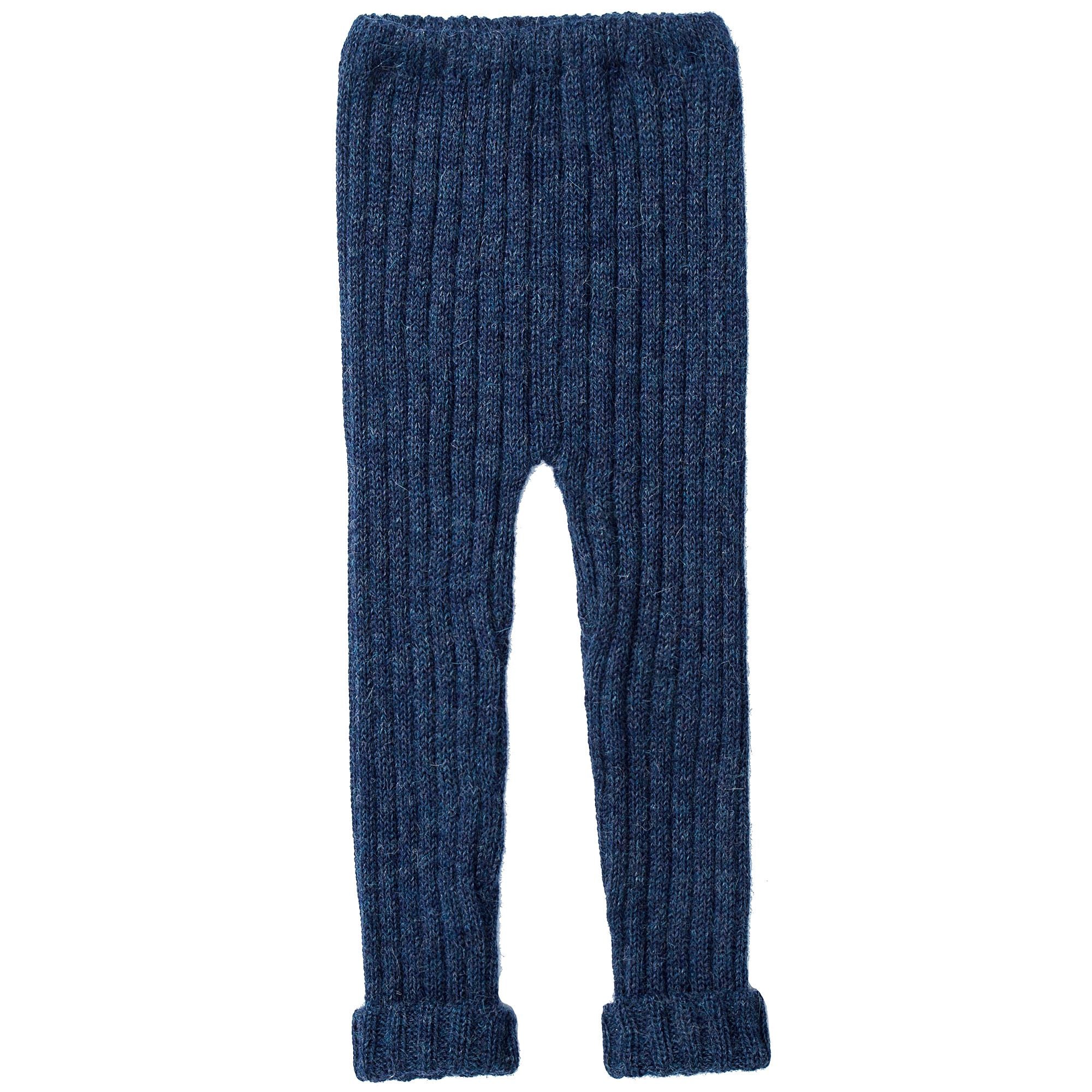 Baby Dark Blue Alpaca Wool Trousers