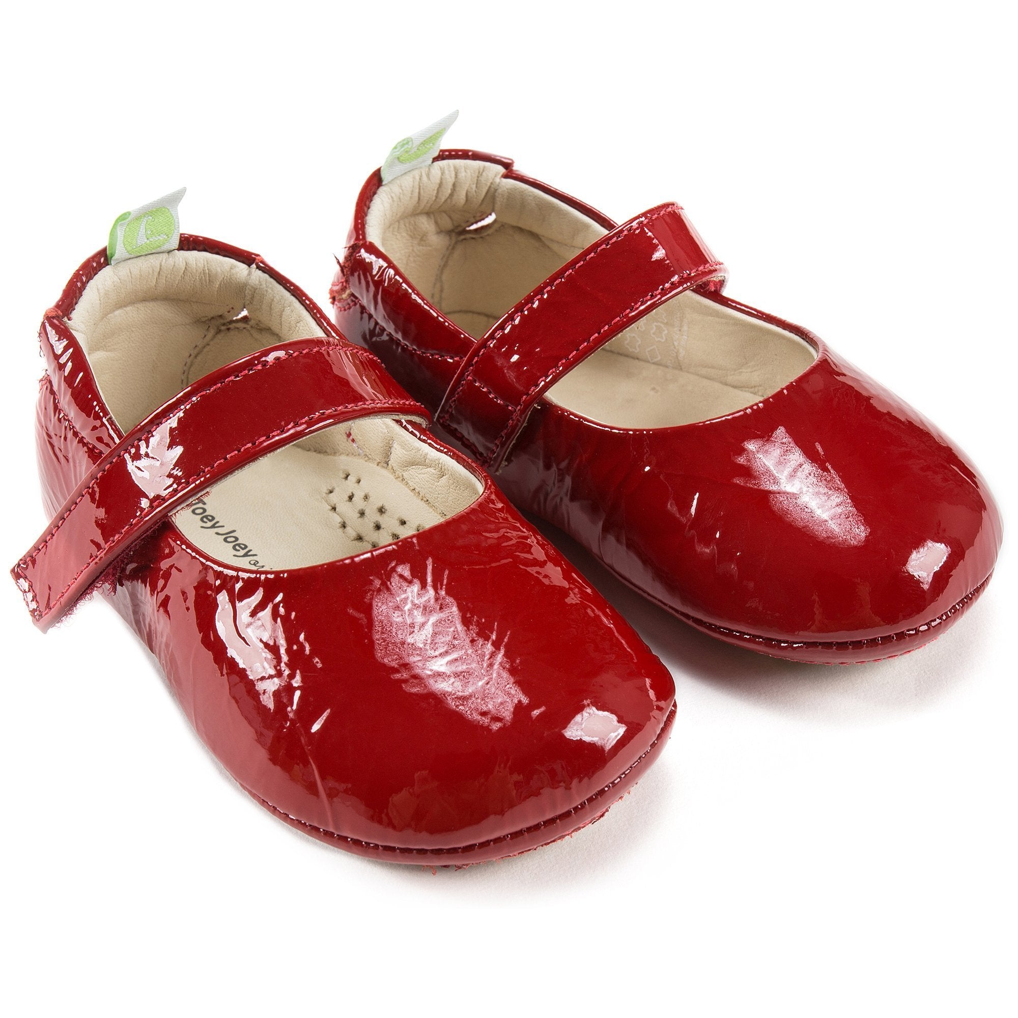 Baby Girls Patent Red Leather Shoes