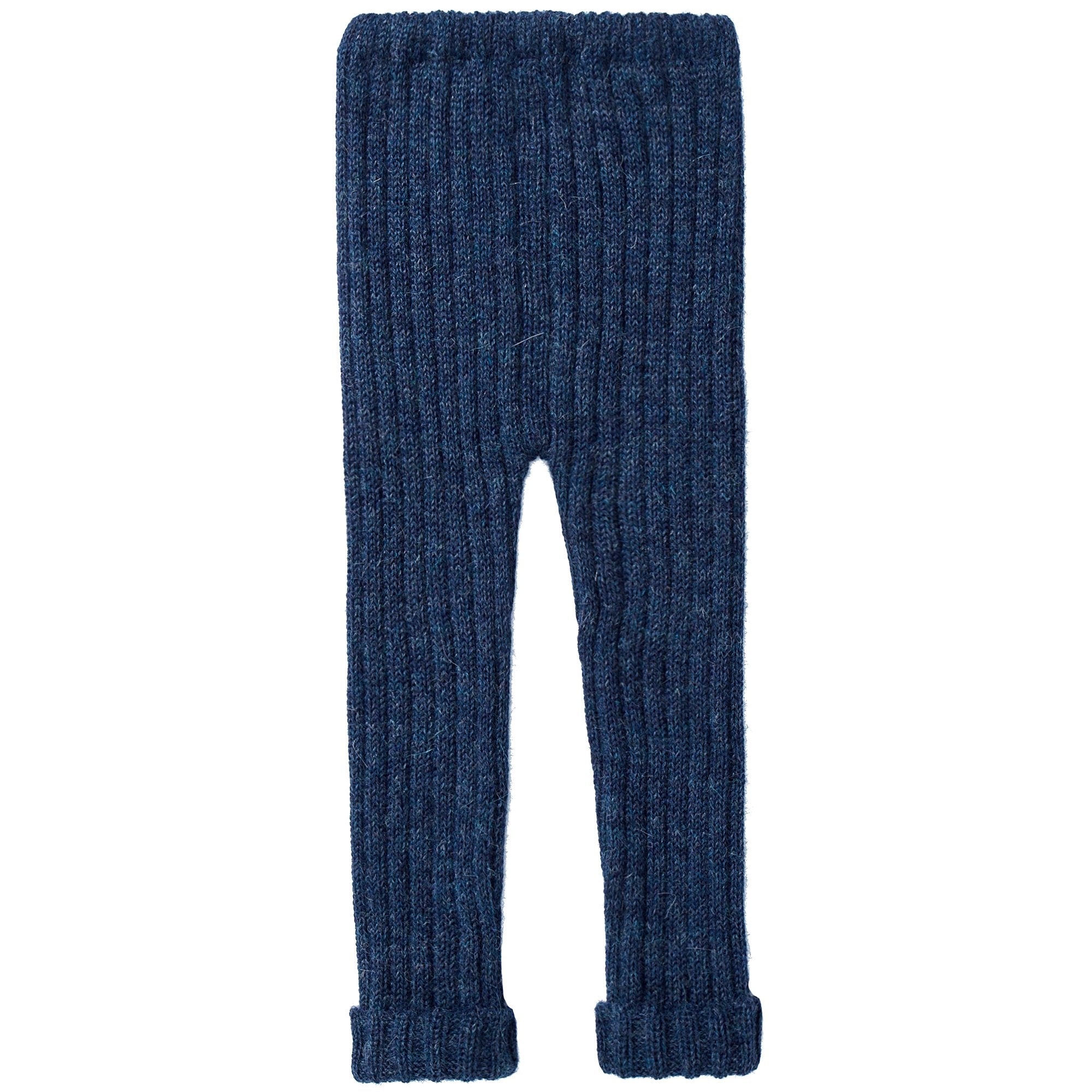 Baby Dark Blue Alpaca Wool Trousers