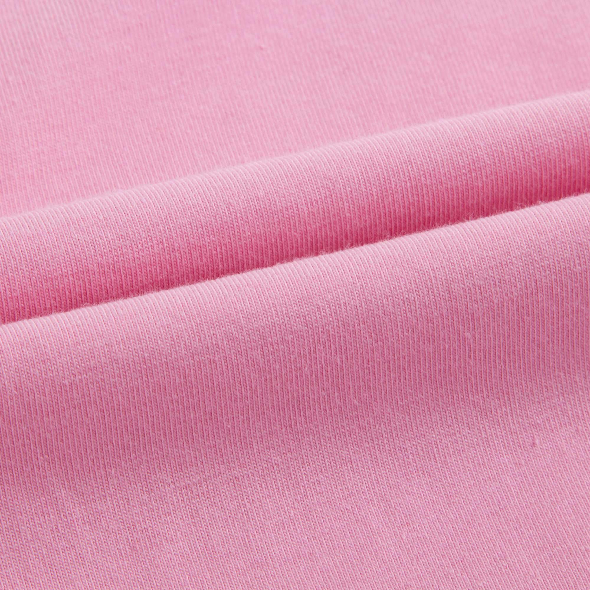 Girls Pink Logo Cotton Leggings