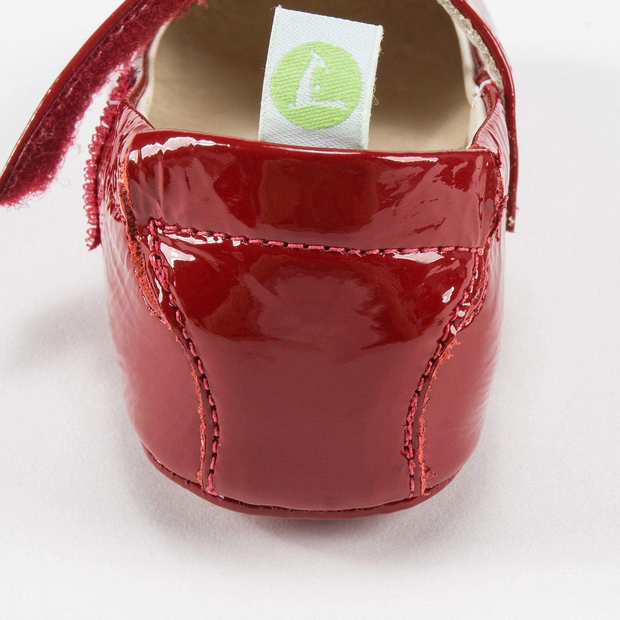Baby Girls Patent Red Leather Shoes