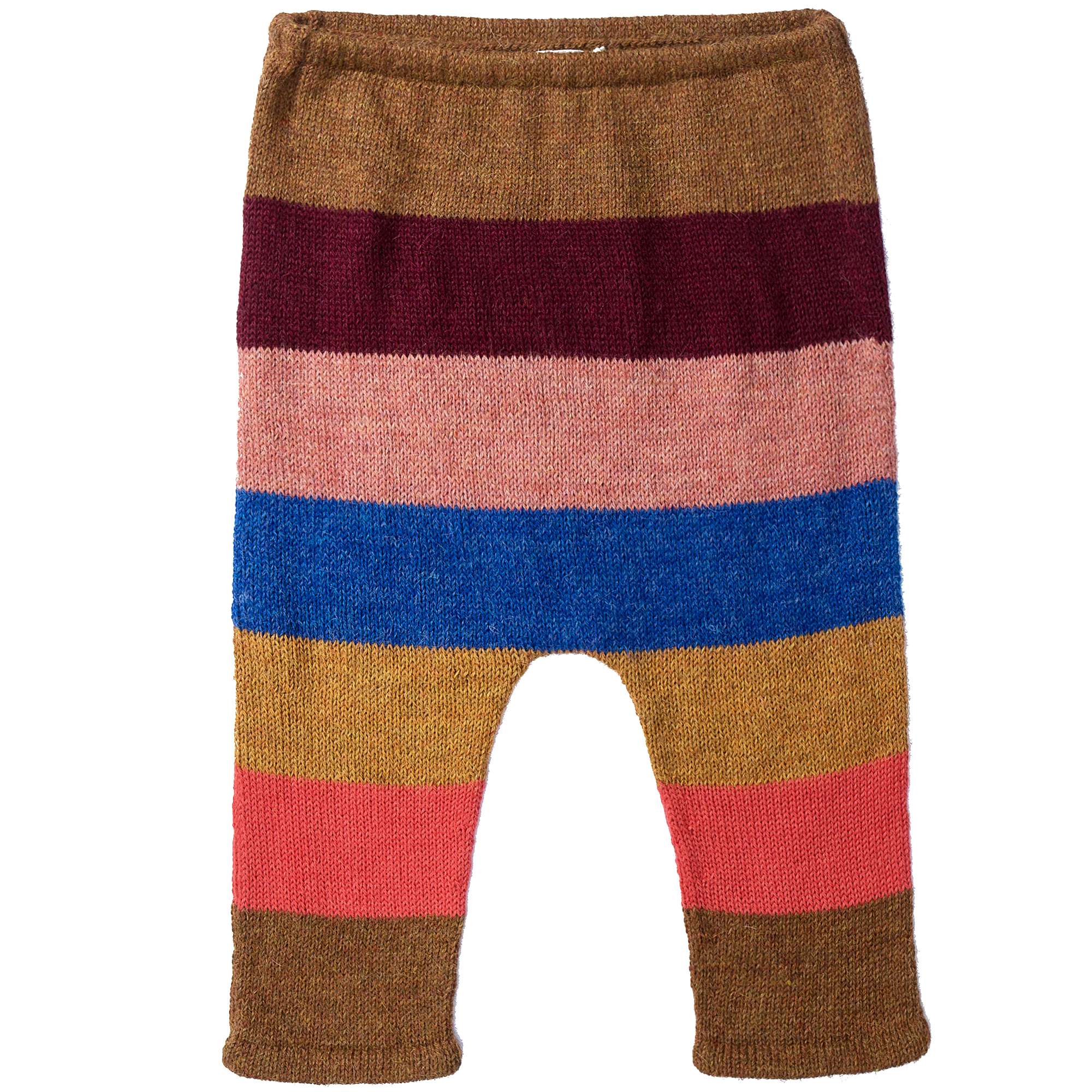 Baby Multicolor Stripes Alpaca Wool Trousers