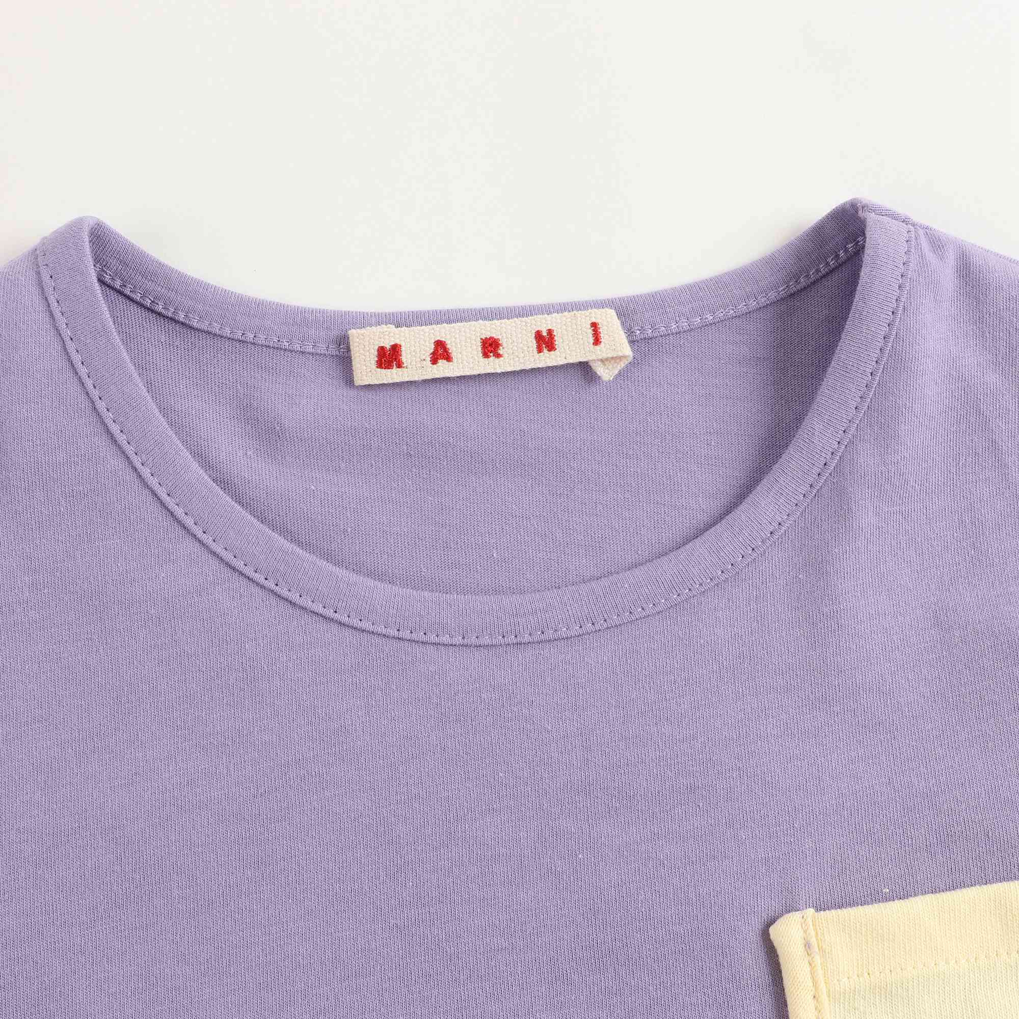 Girls Lilac Cotton T-shirt
