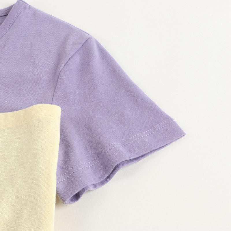 Girls Lilac Cotton T-shirt