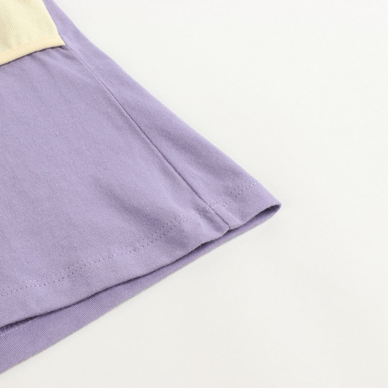 Girls Lilac Cotton T-shirt