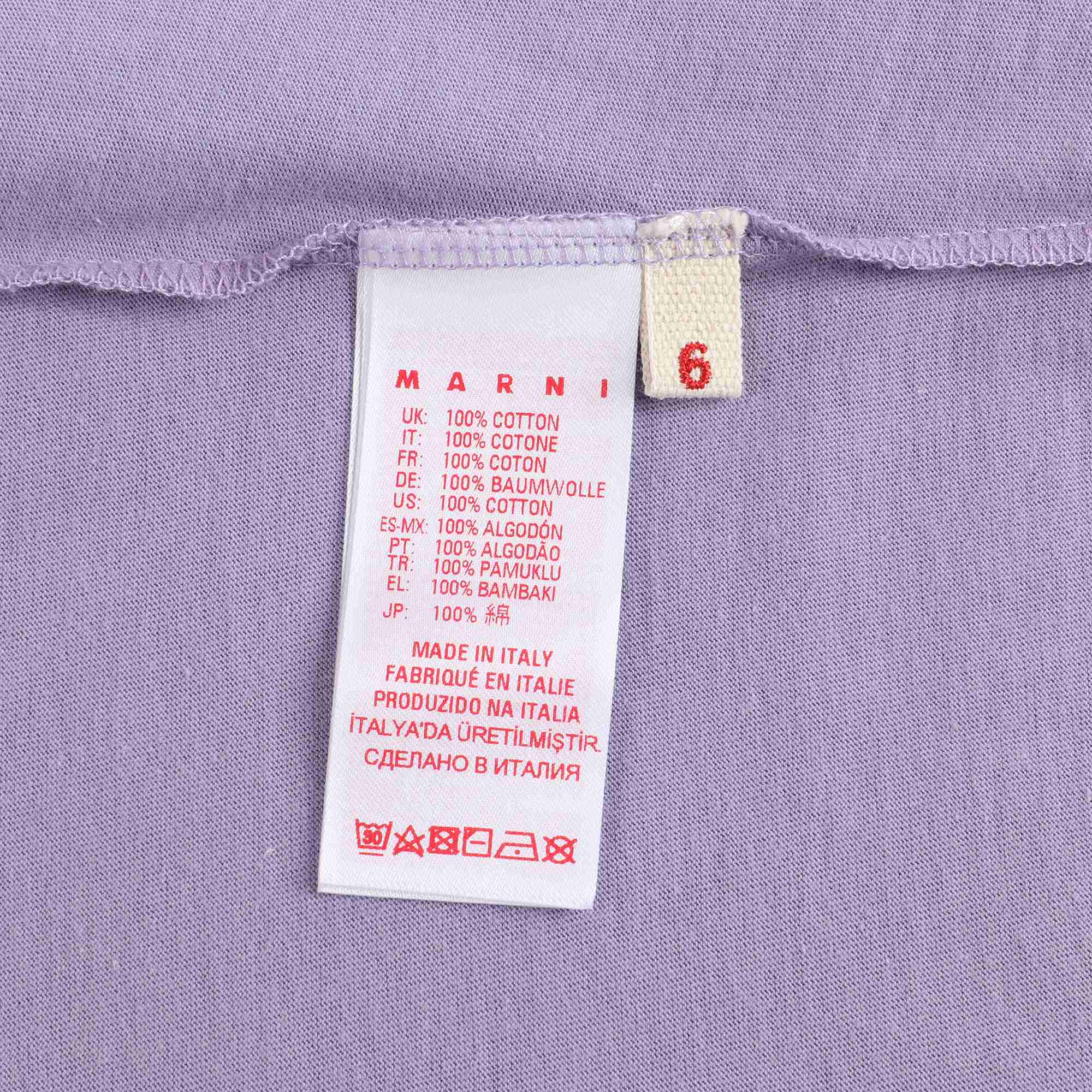 Girls Lilac Cotton T-shirt
