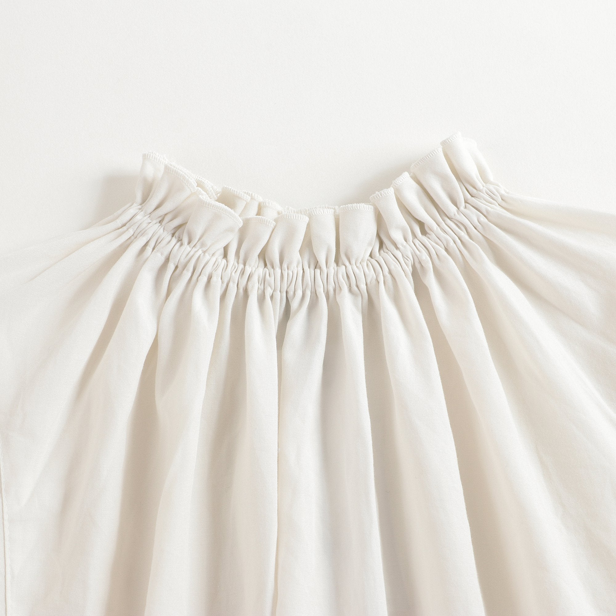 Girls White Reversible Frill Shirt