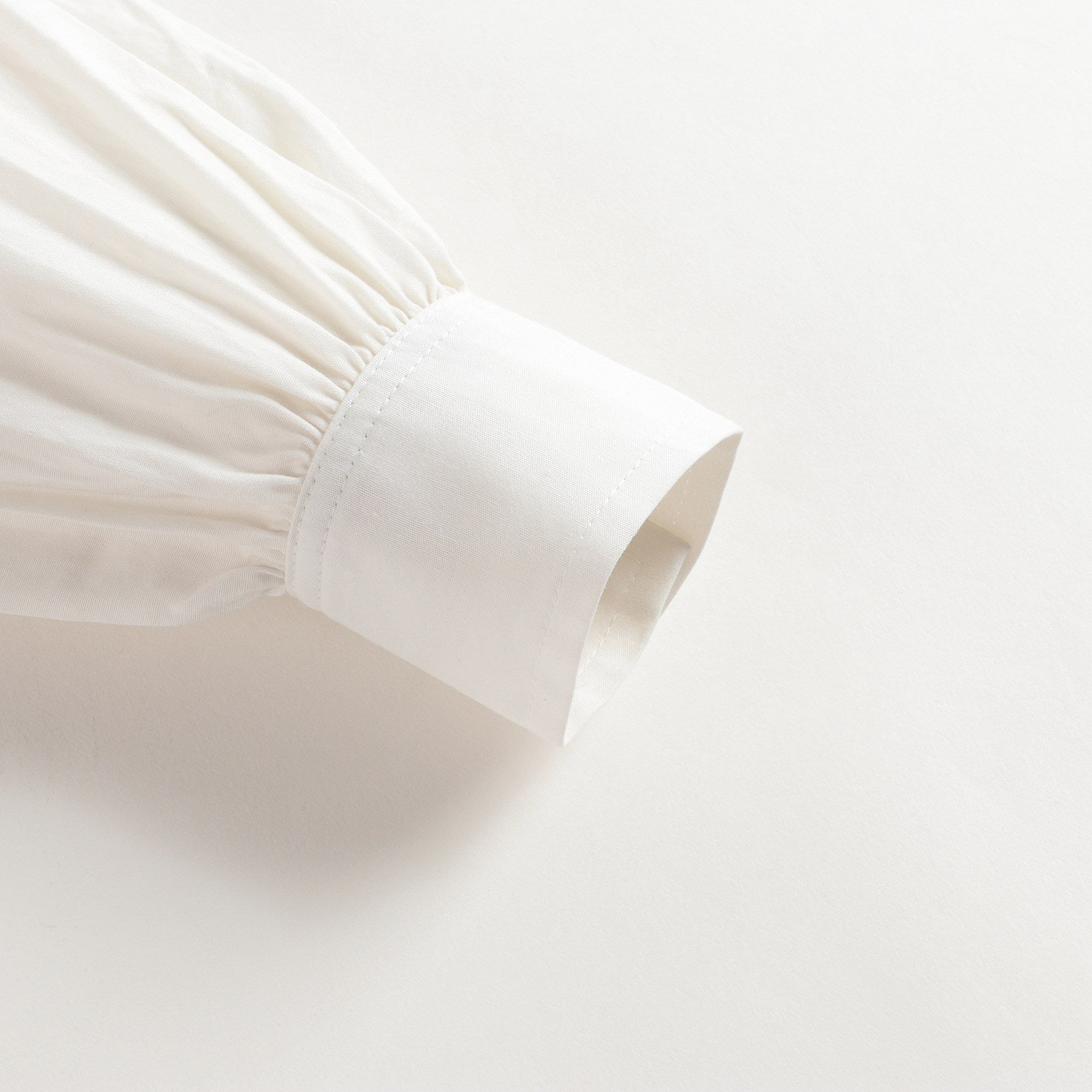 Girls White Reversible Frill Shirt