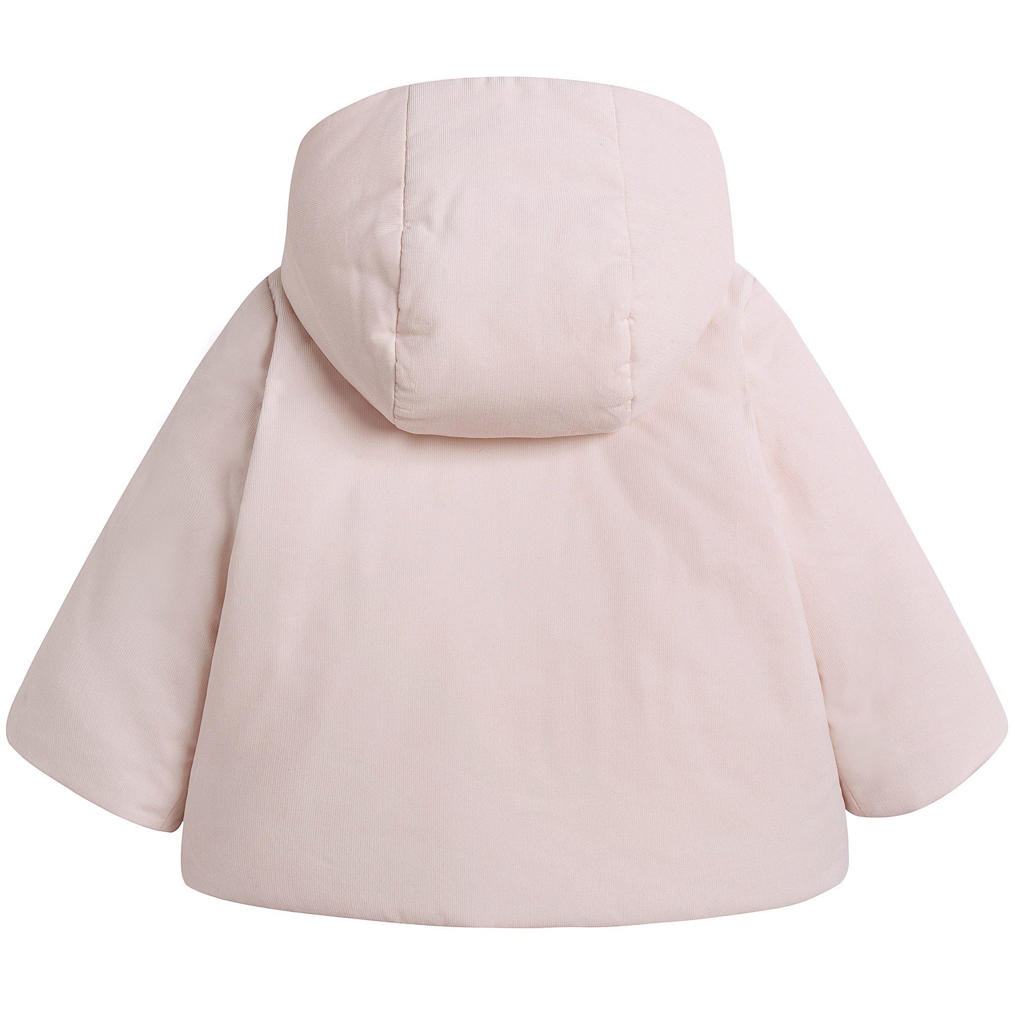Baby Girls Light Pink Hooded Cotton Coat - CÉMAROSE | Children's Fashion Store - 2