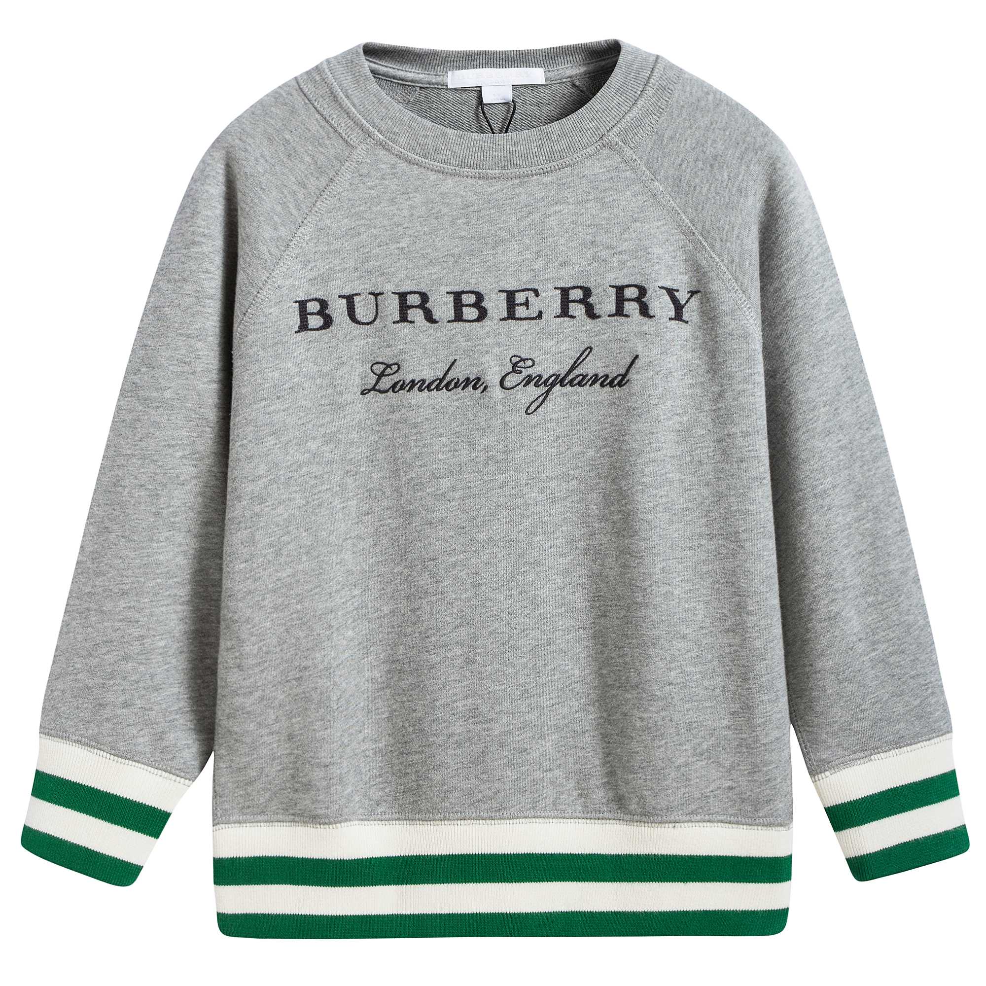 Boys & Girls Grey Melange Cotton Sweatshirt