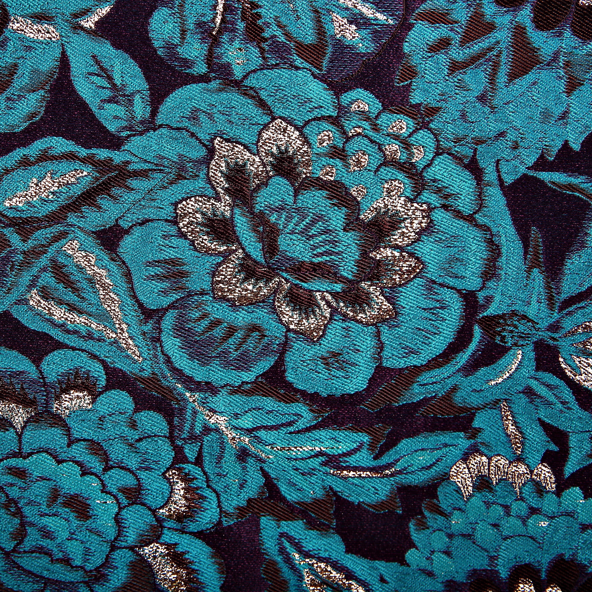 Girls Blue Brocade dress