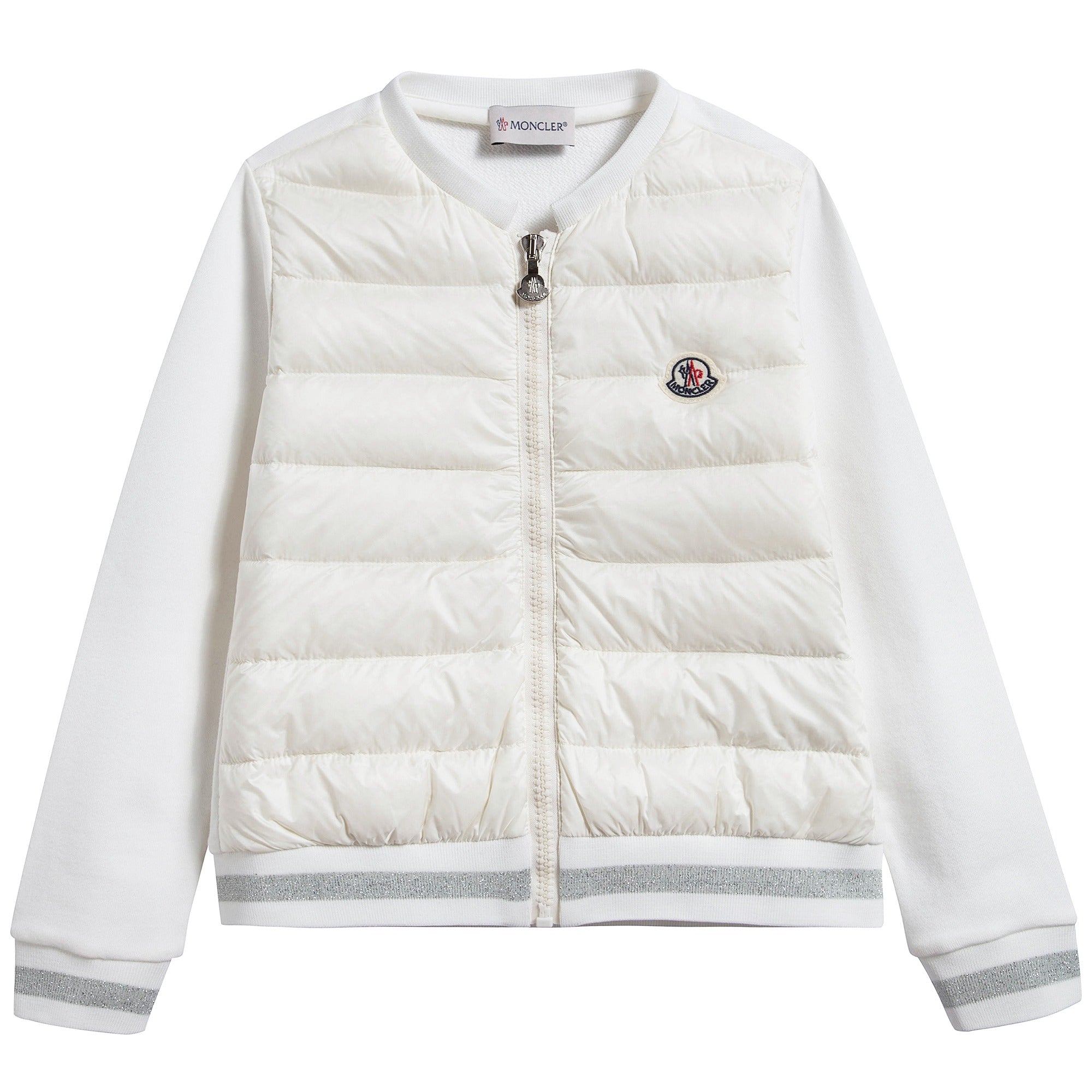 Girls White  "Maglia" Cardigan