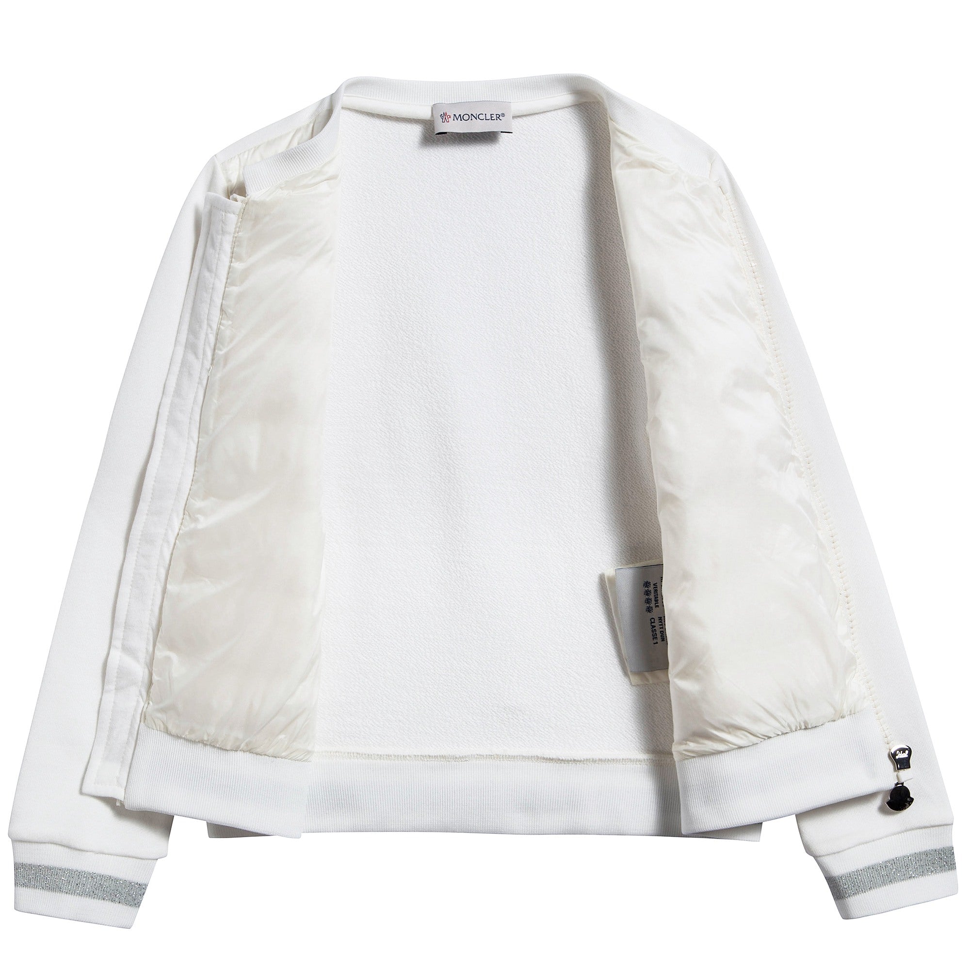 Girls White  "Maglia" Cardigan