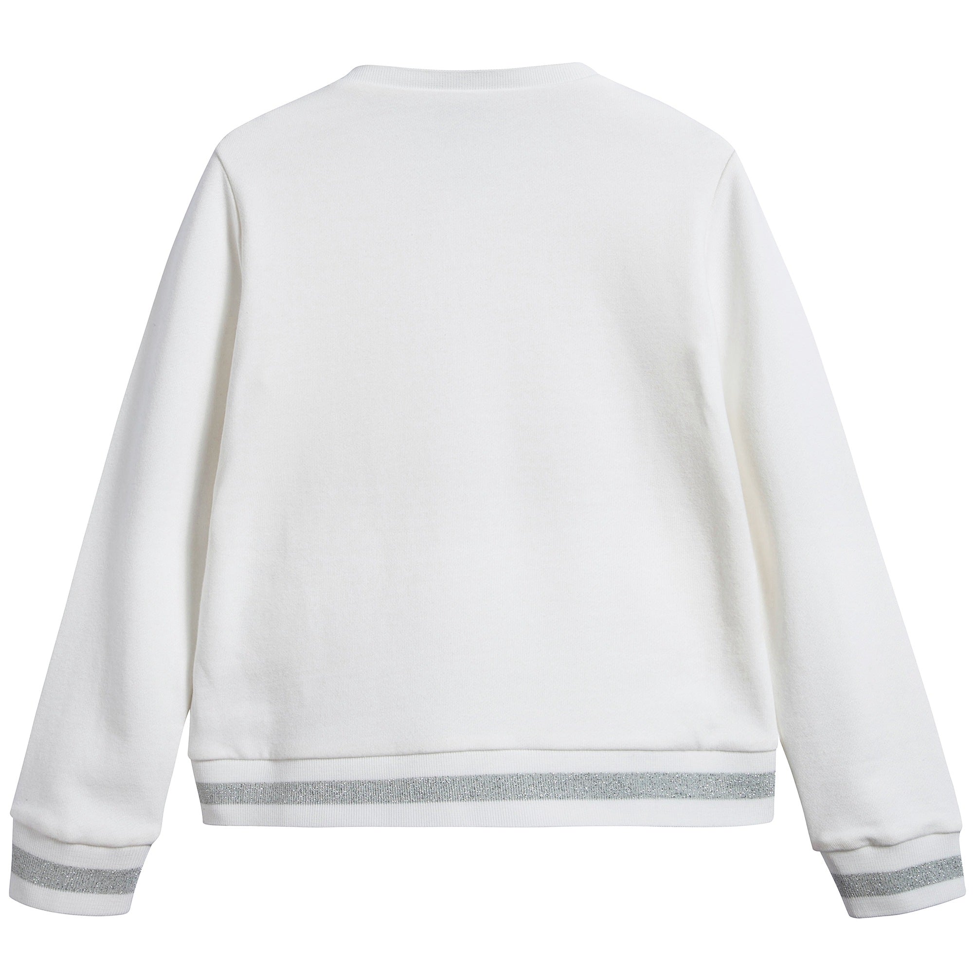 Girls White  "Maglia" Cardigan