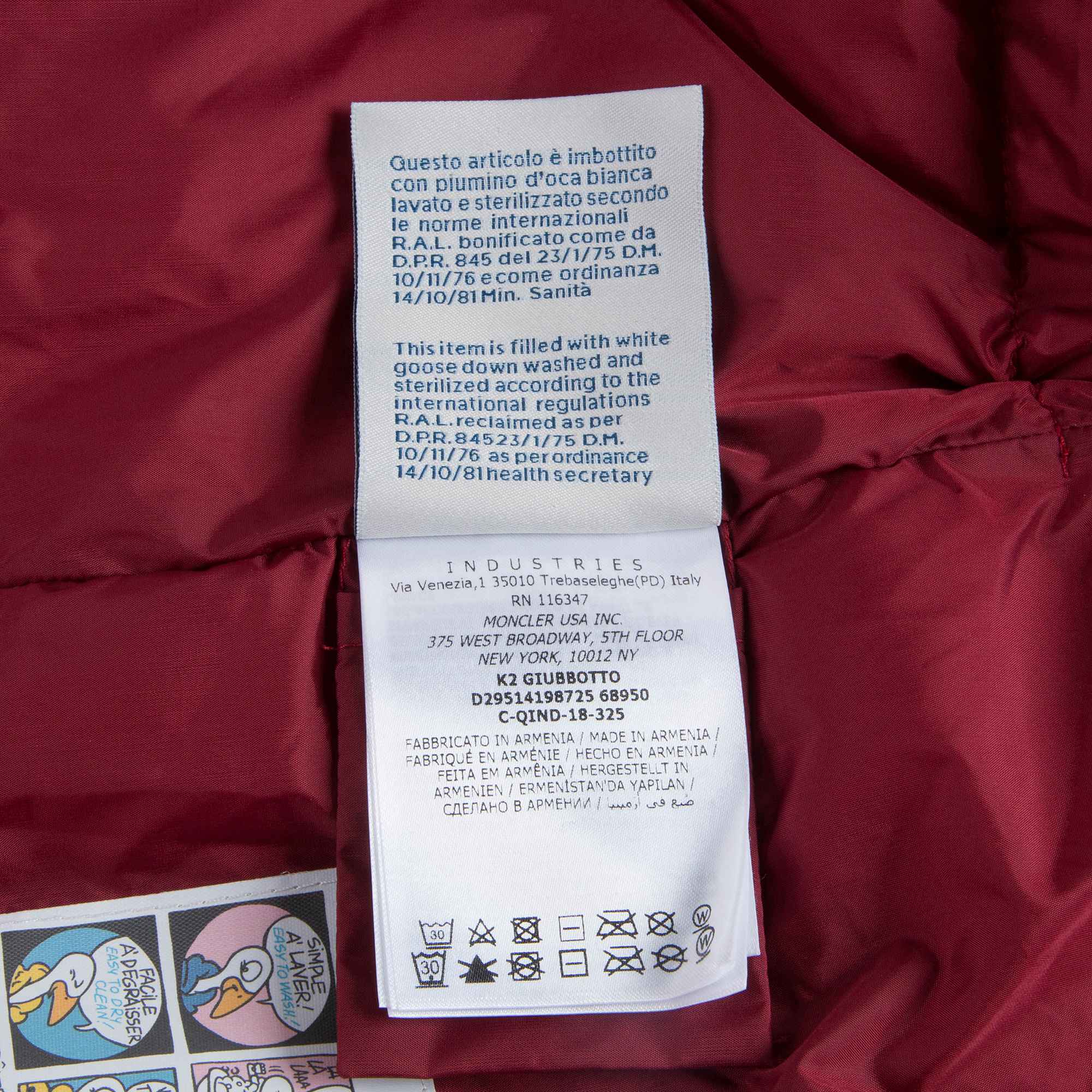Baby Girls Red "K2 GIUBBOTTO" Jacket
