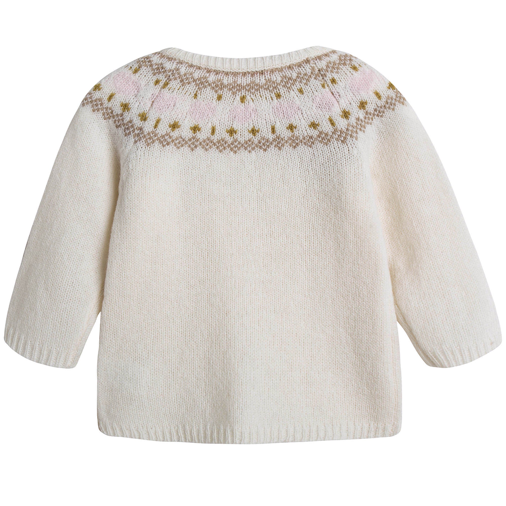 Baby Girls Ivory Wool Sets - CÉMAROSE | Children's Fashion Store - 4