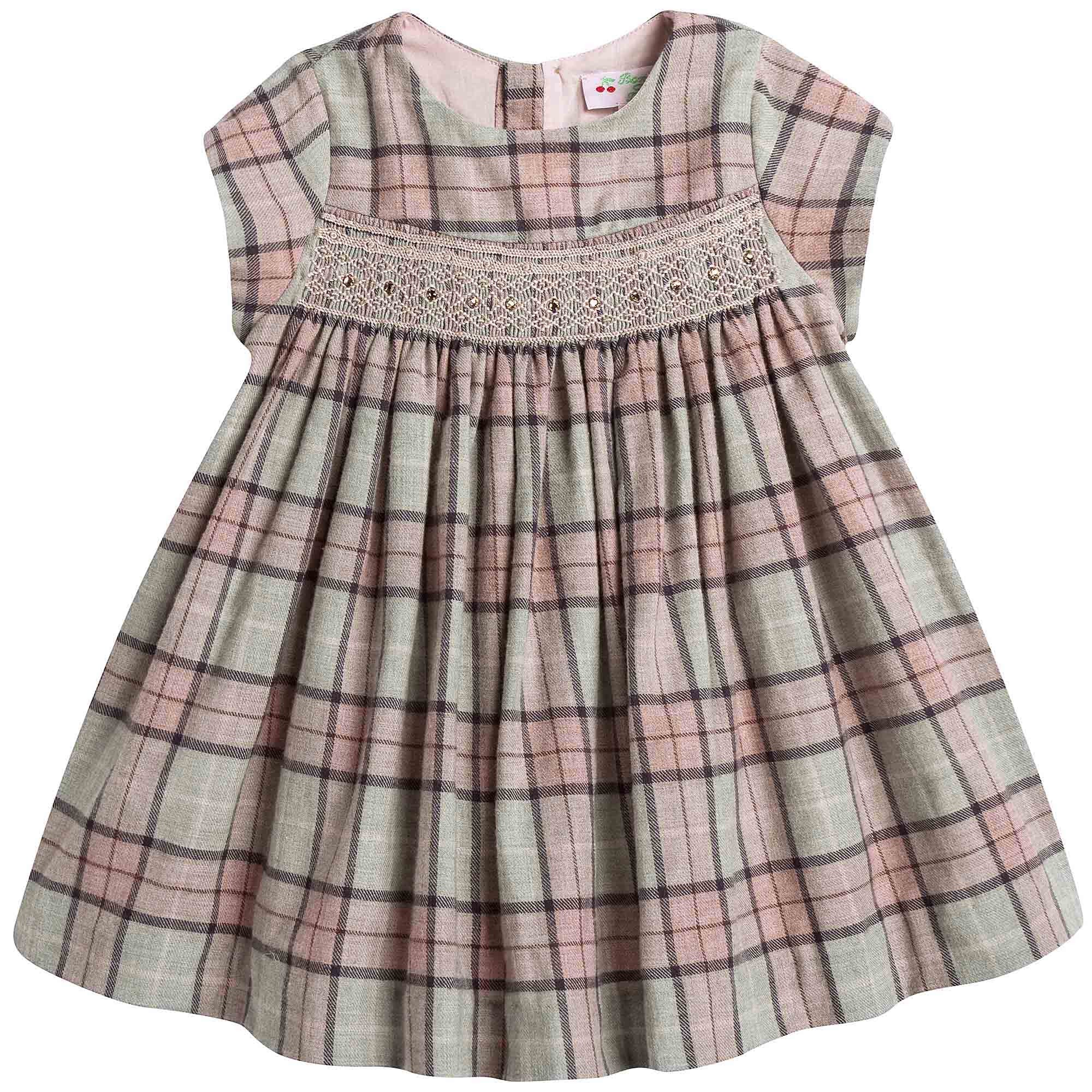 Baby Girls Multicolor Plaid Dress - CÉMAROSE | Children's Fashion Store - 3