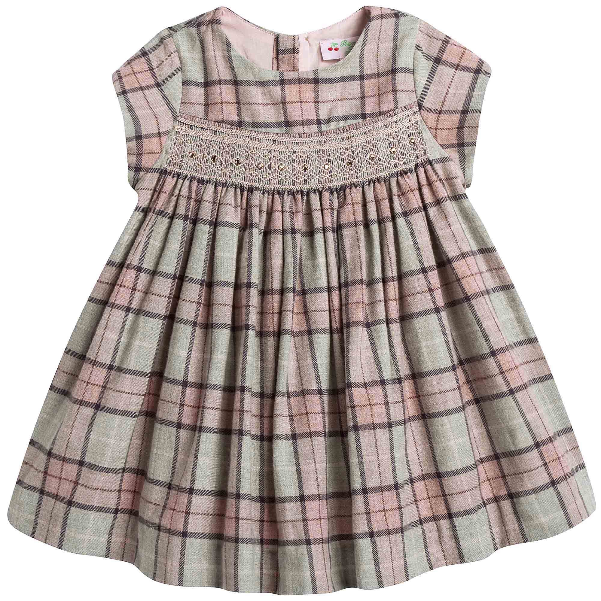Baby Girls Multicolor Plaid Dress - CÉMAROSE | Children's Fashion Store - 3