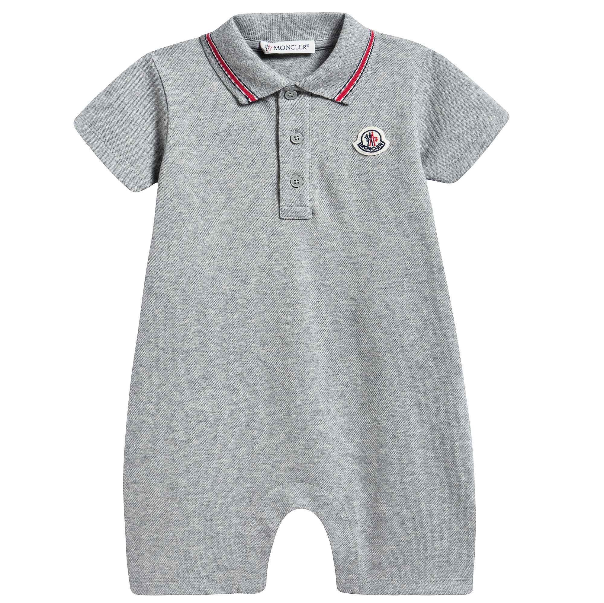 Baby Boys Grey "Pagliaccetto" Babysuit