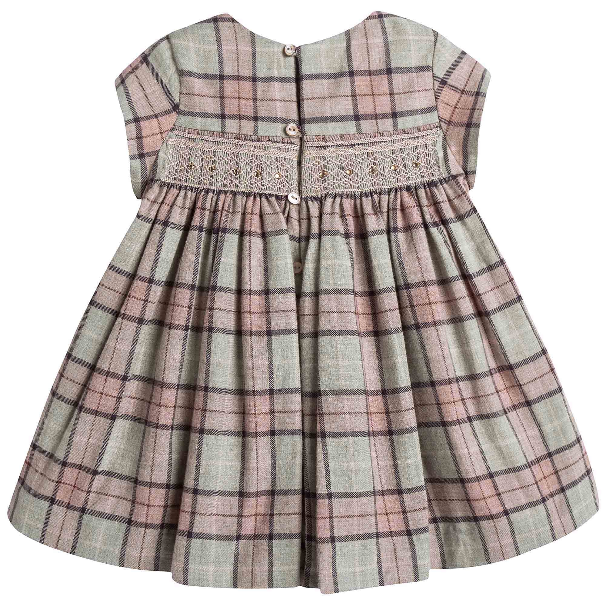 Baby Girls Multicolor Plaid Dress - CÉMAROSE | Children's Fashion Store - 4