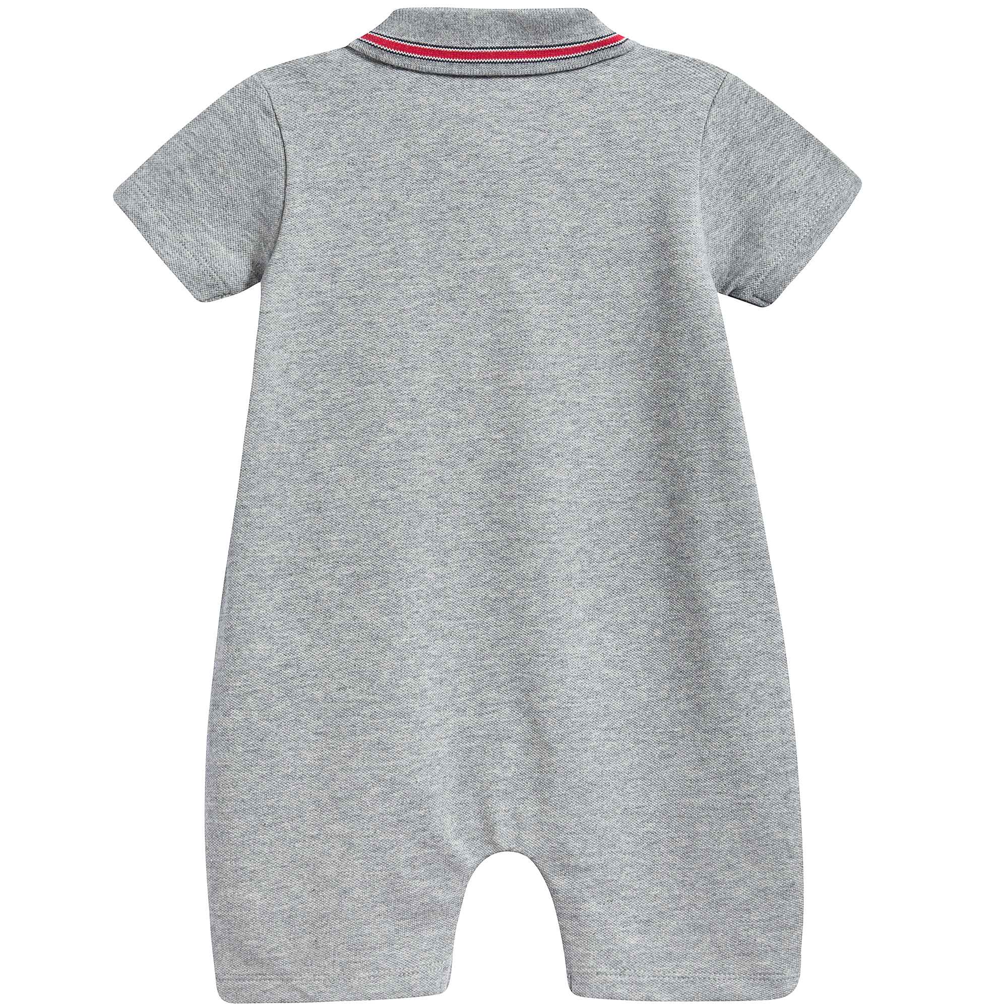 Baby Boys Grey "Pagliaccetto" Babysuit