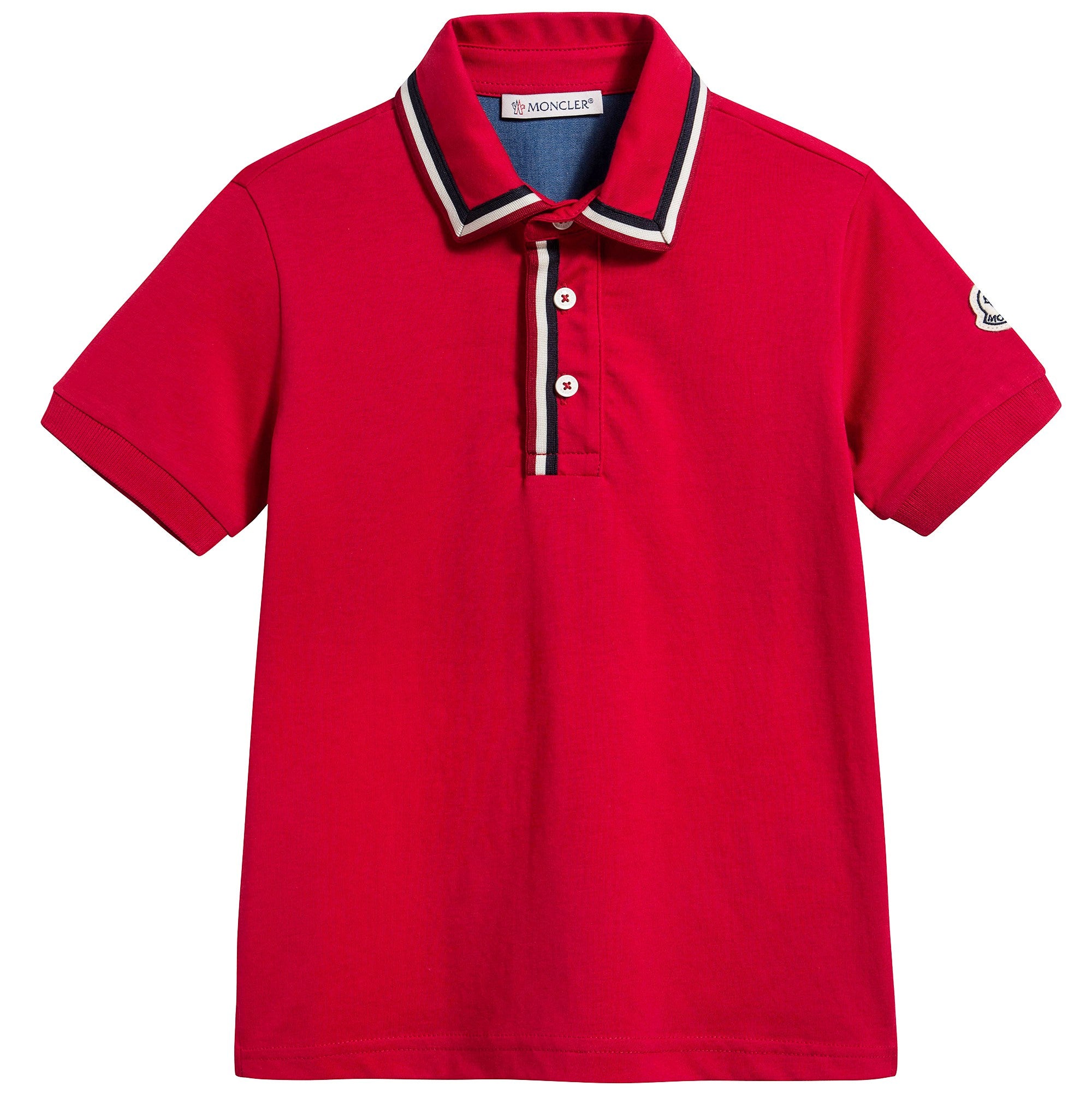 Boys Red "Maglia Polo Manica Corta" T-shirt
