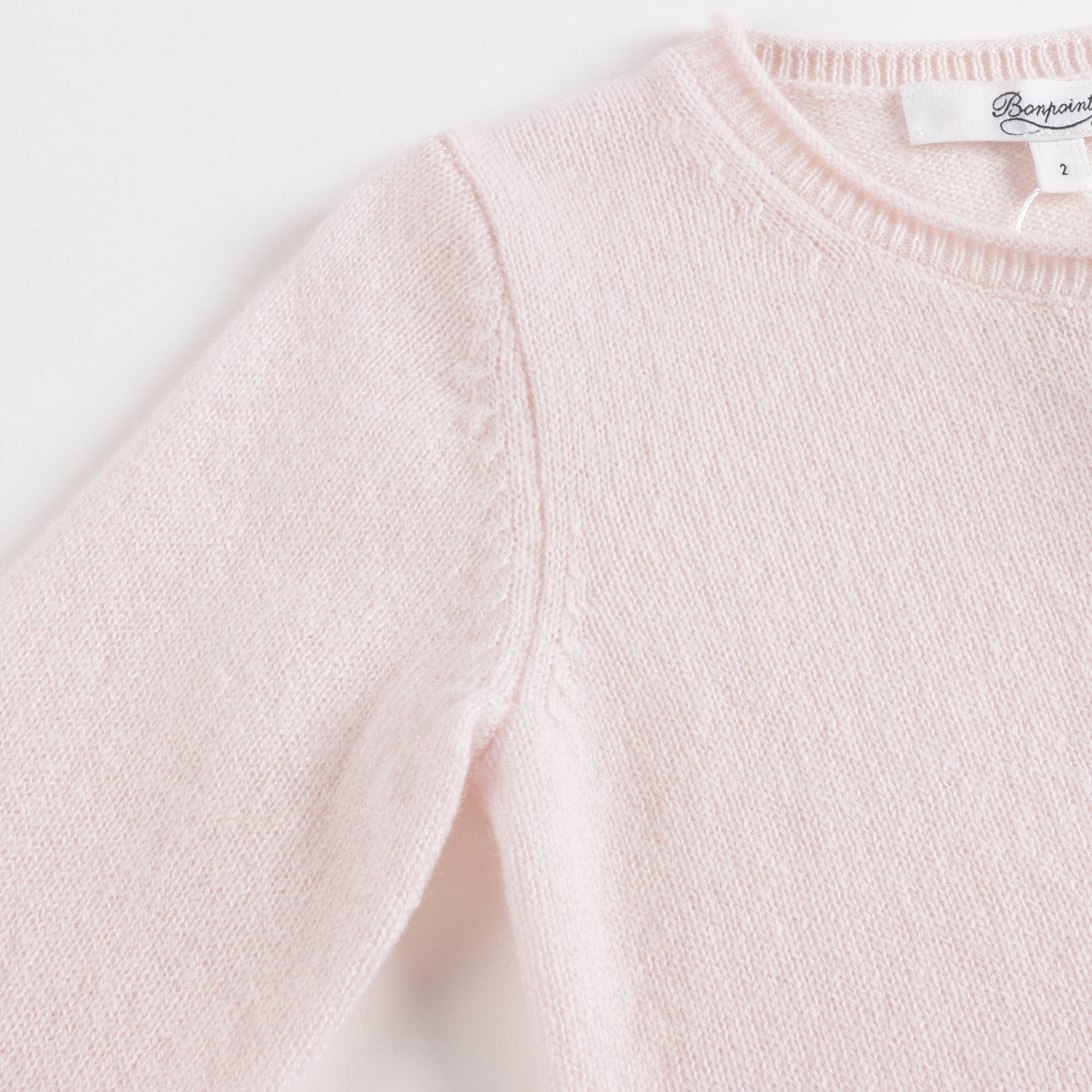 Baby Girls Pink Cashmere Cardigan