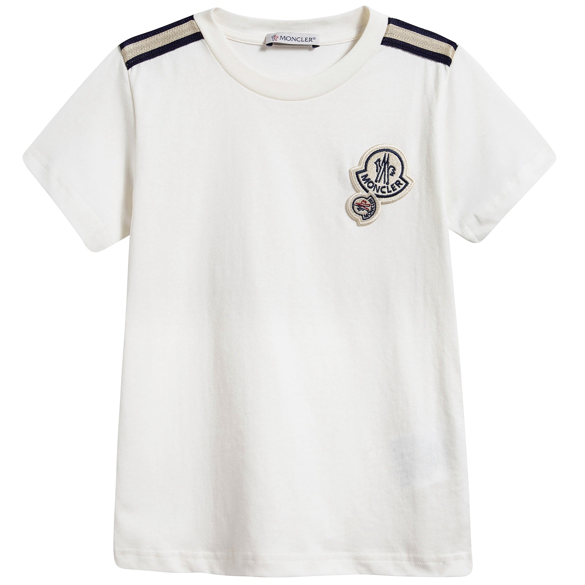Boys White Logo "Maglia" T-Shirt