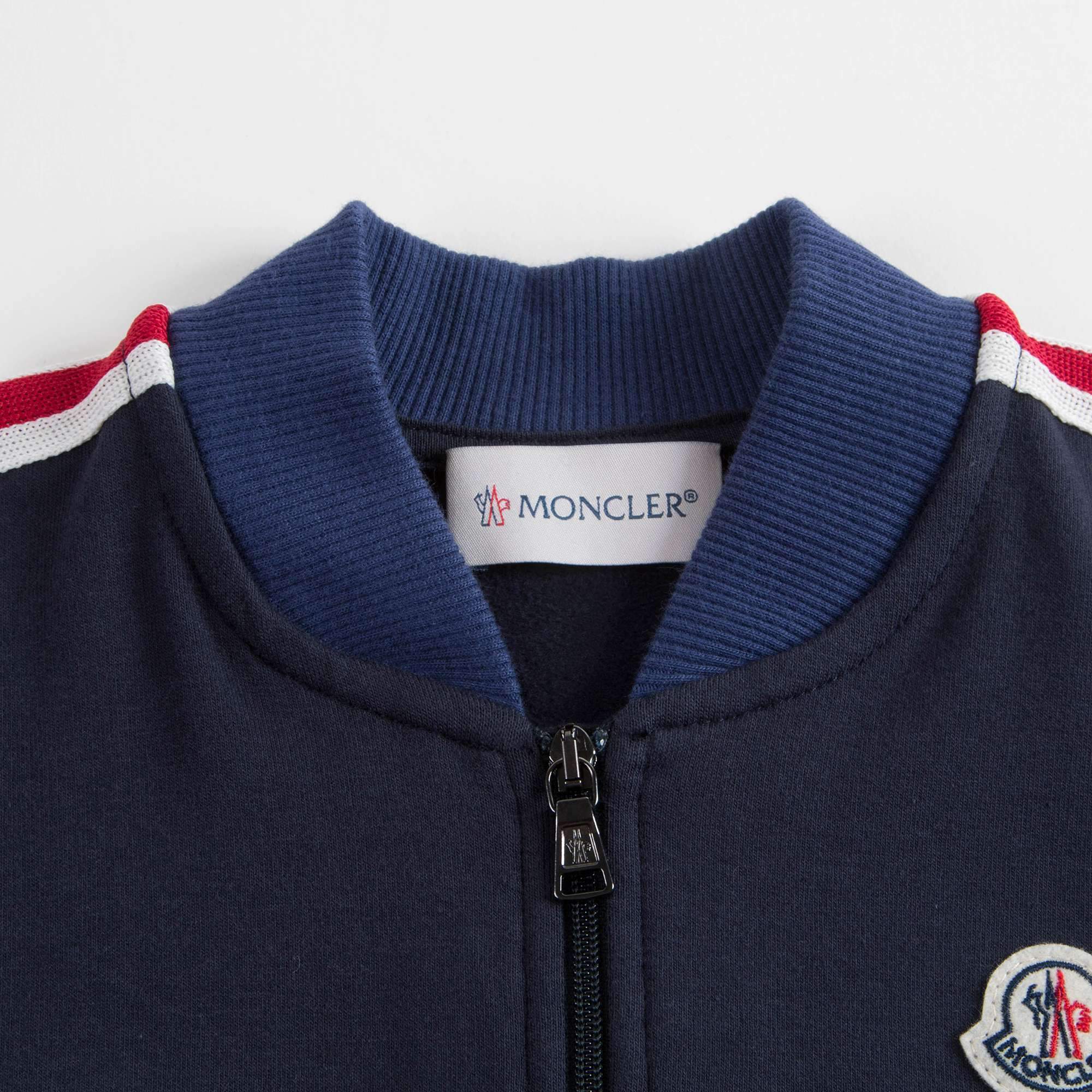 Boys & Girls Blue "MAGLIA CARDIGAN"Cotton Sweatshirt