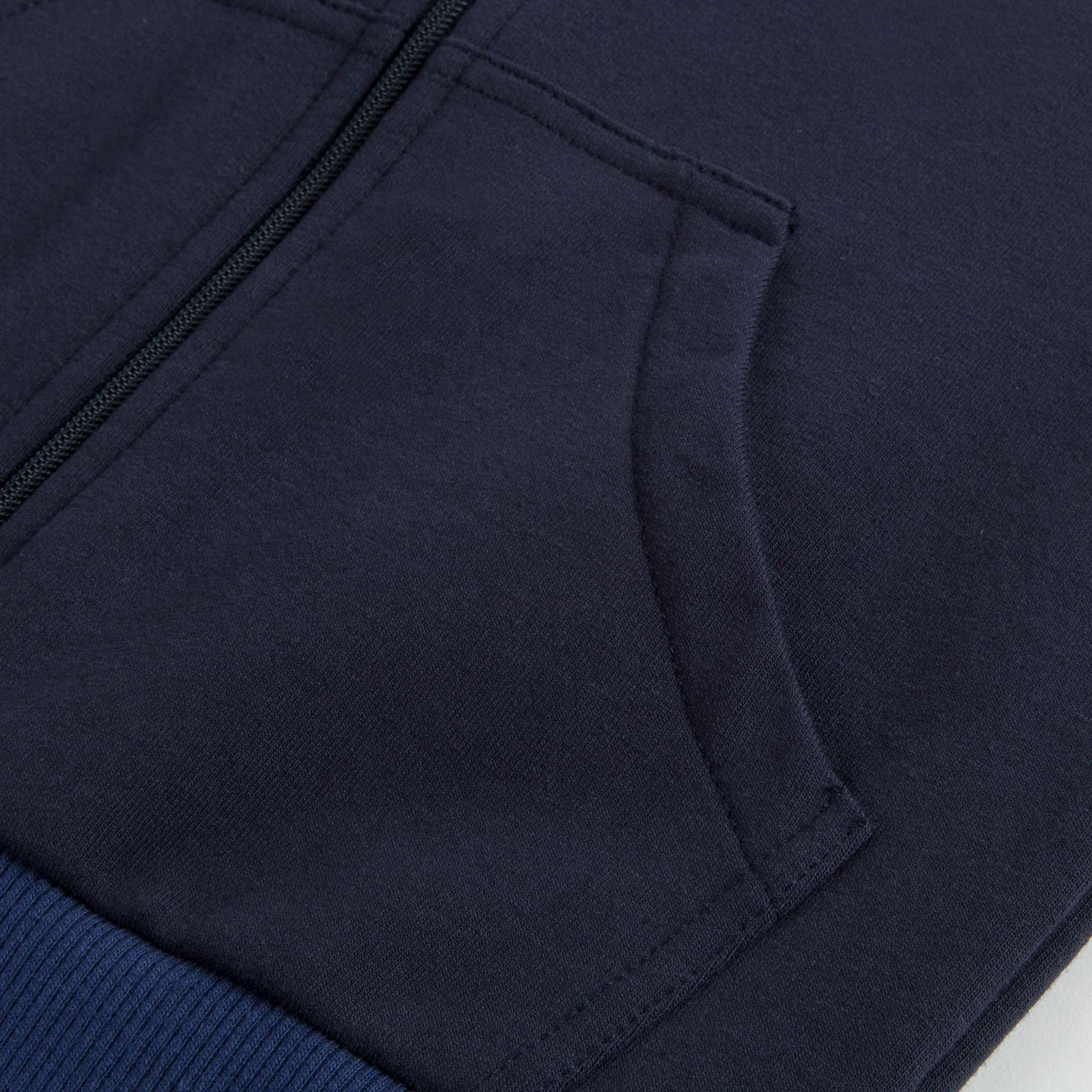Boys & Girls Blue "MAGLIA CARDIGAN"Cotton Sweatshirt