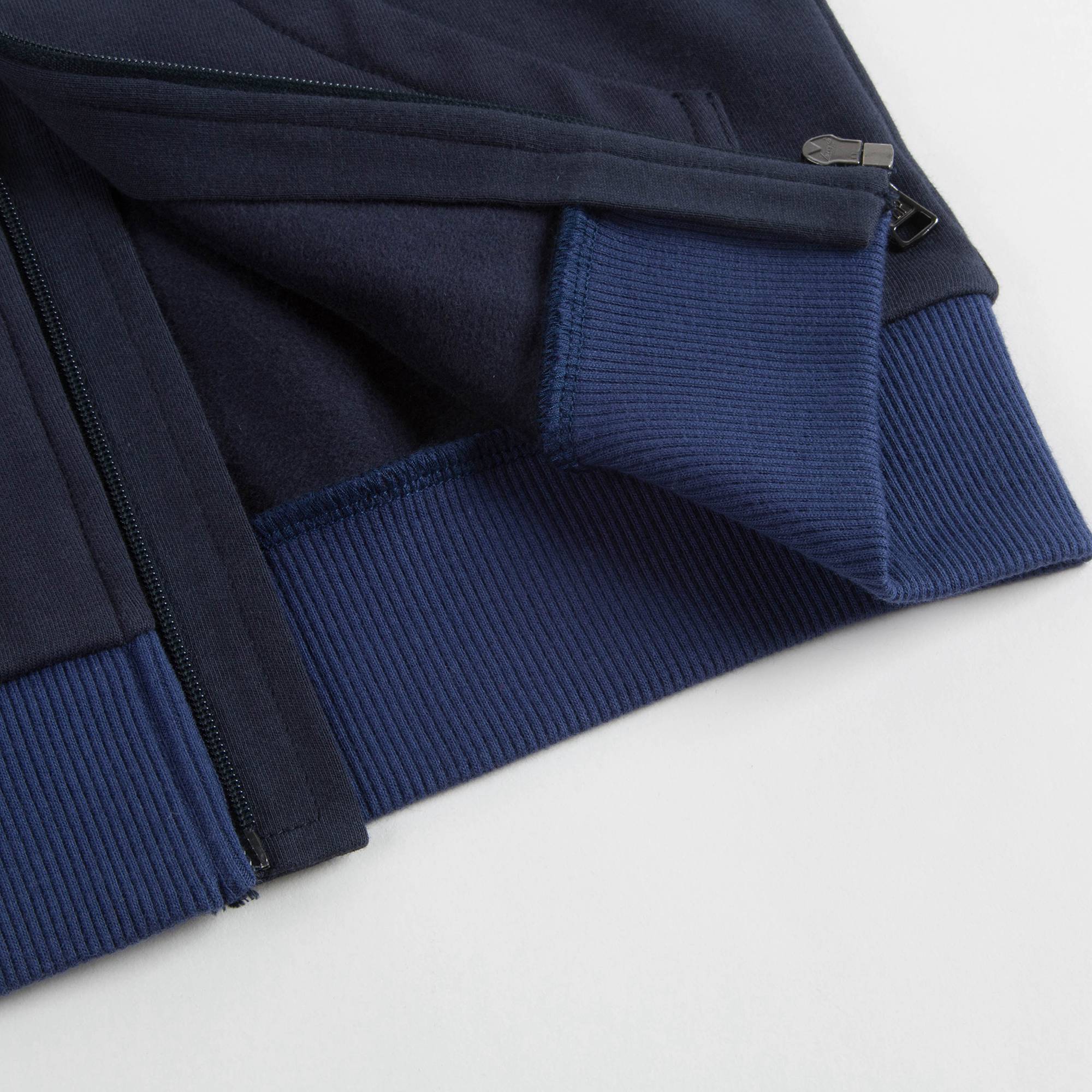 Boys & Girls Blue "MAGLIA CARDIGAN"Cotton Sweatshirt