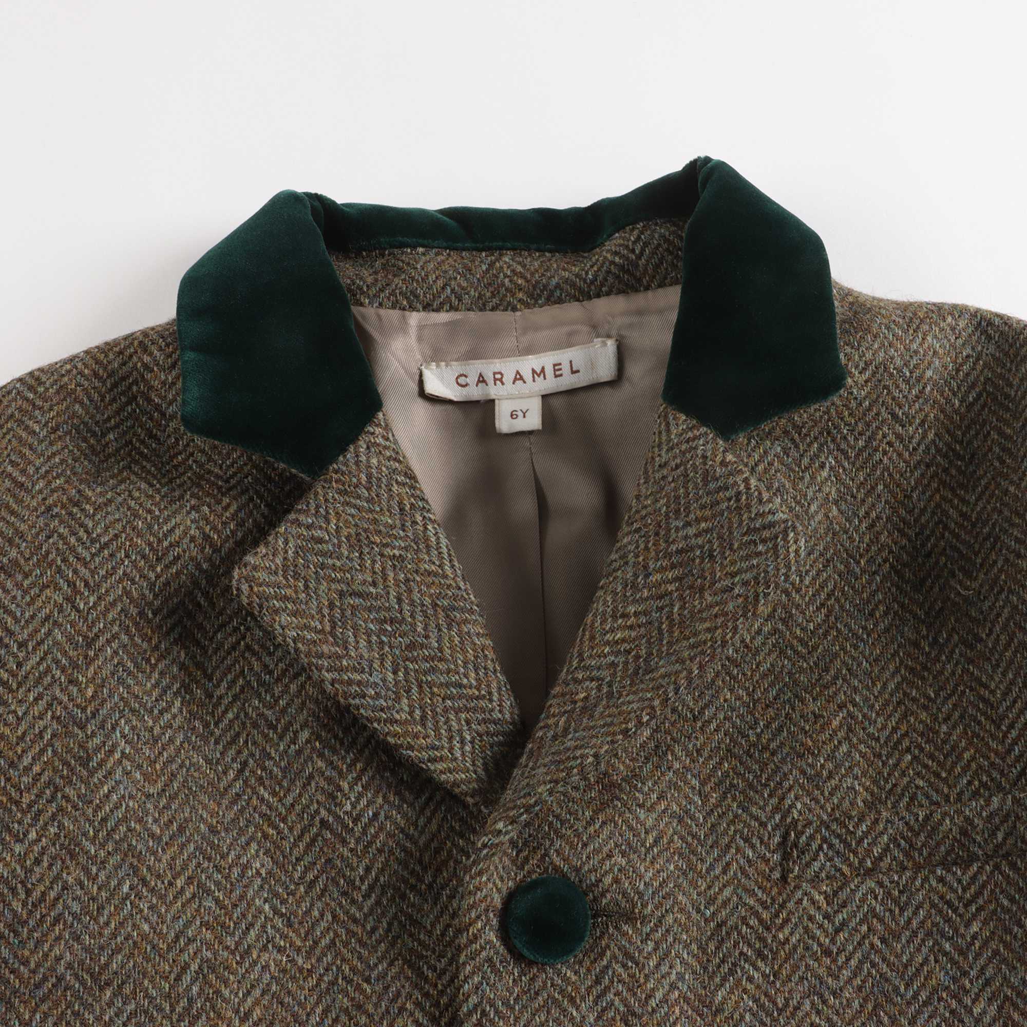 Boys Khaki Wool Jacket