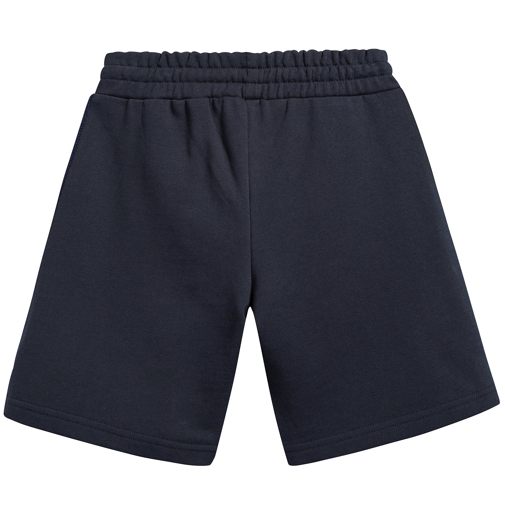 Boys Navy Blue "Pantalone  Corto" Shorts