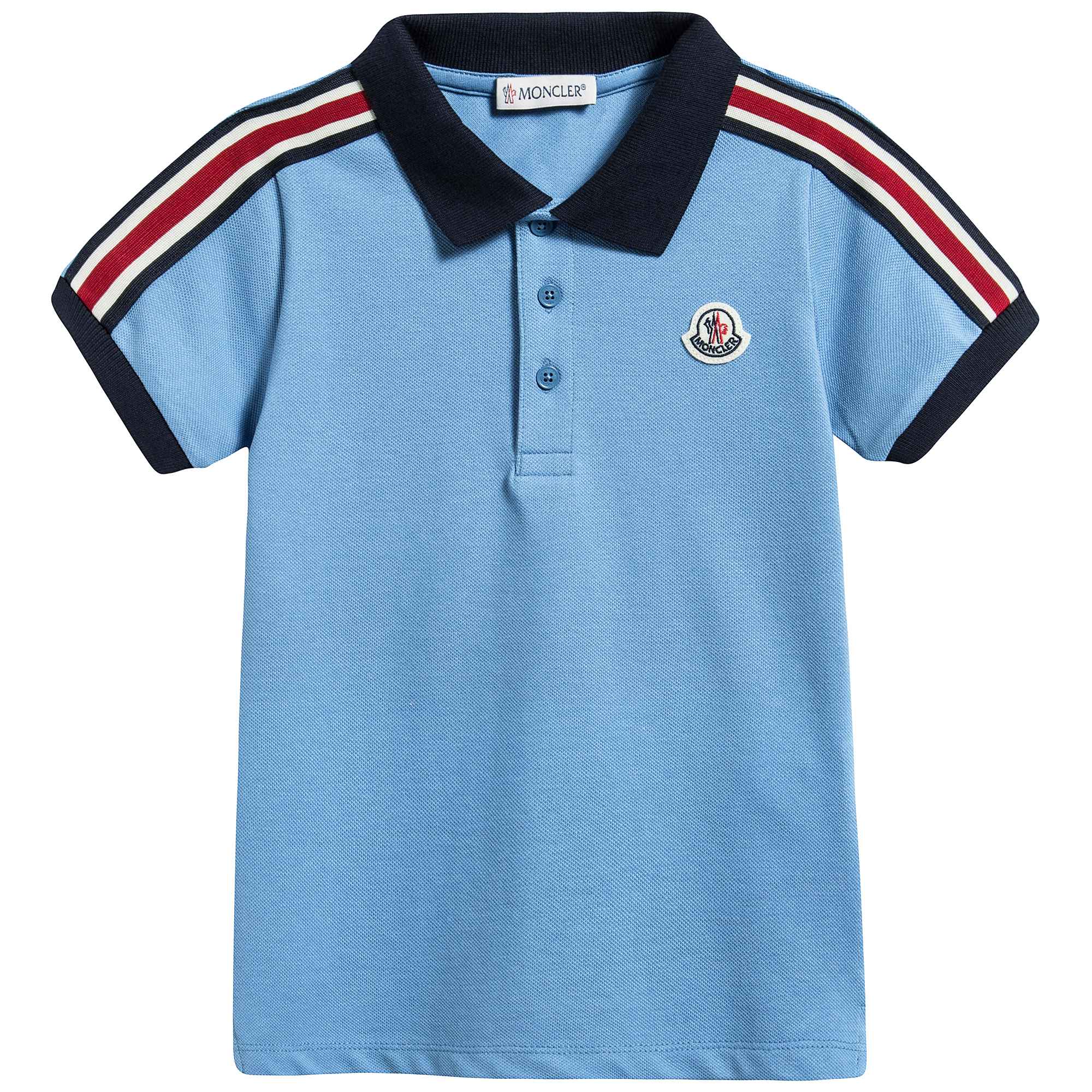 Baby Boys Blue Cotton Polo Outfit