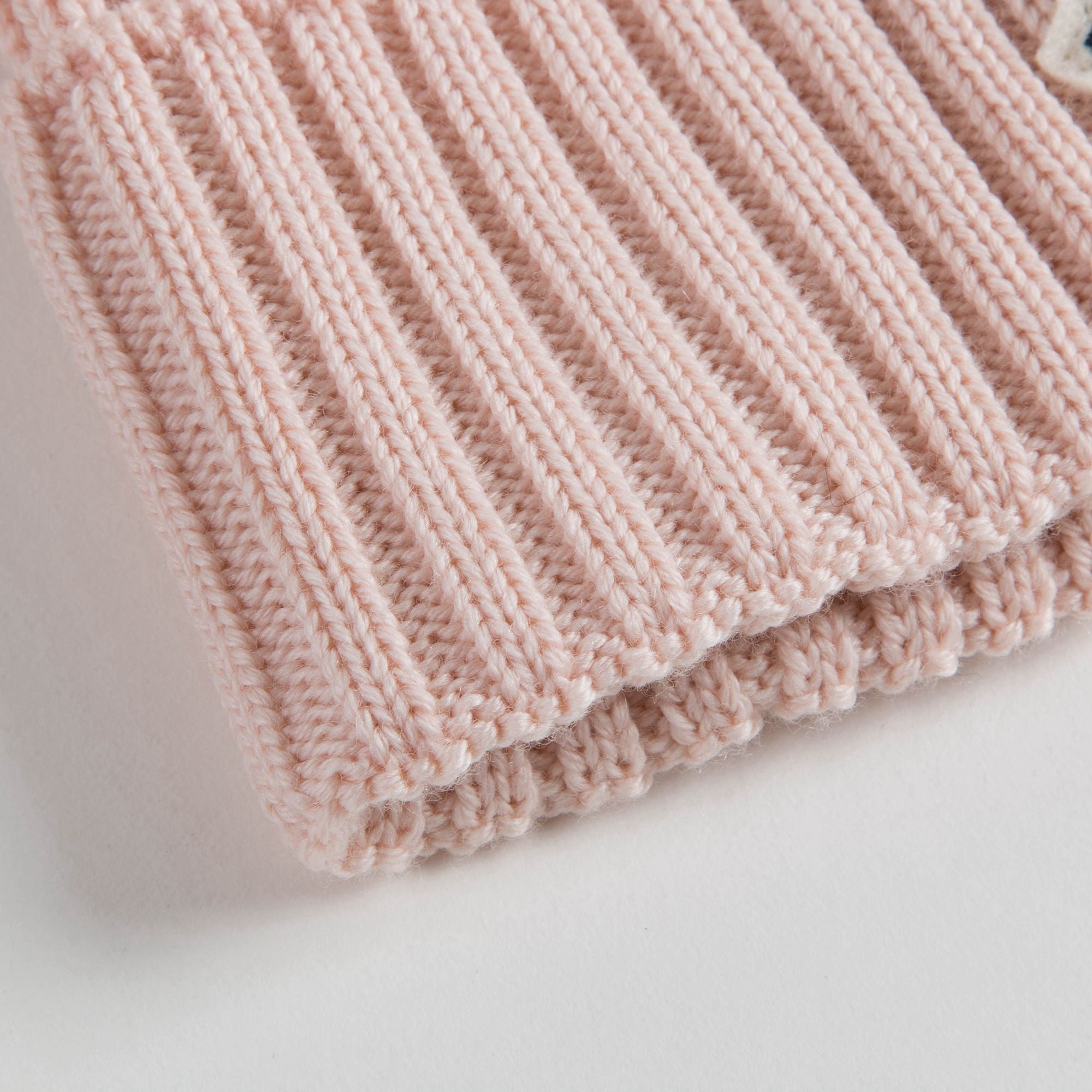 Girls Pink "BERRETTO" Virgin Wool Hats