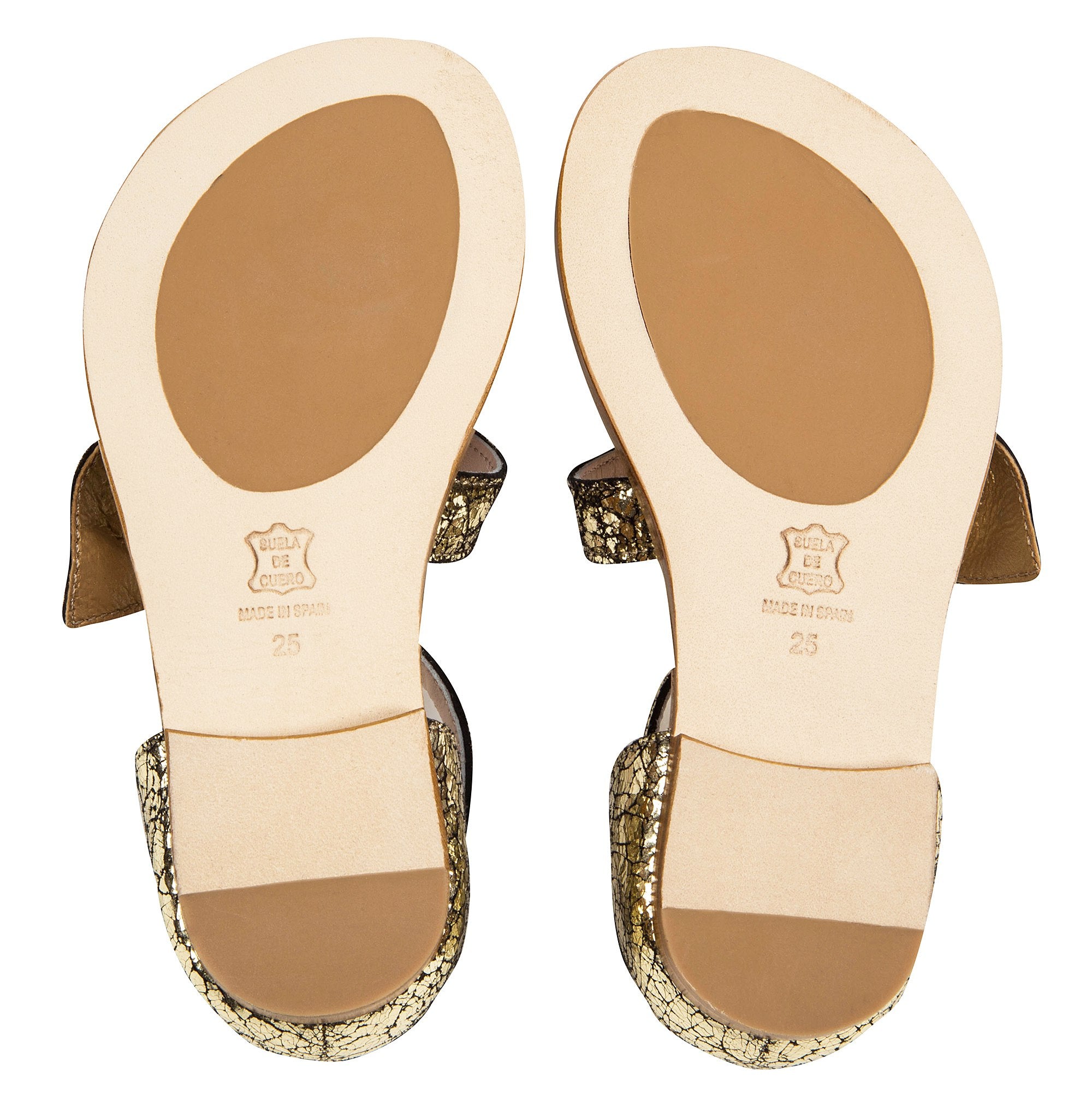 Girls Dore Cuir Sandals