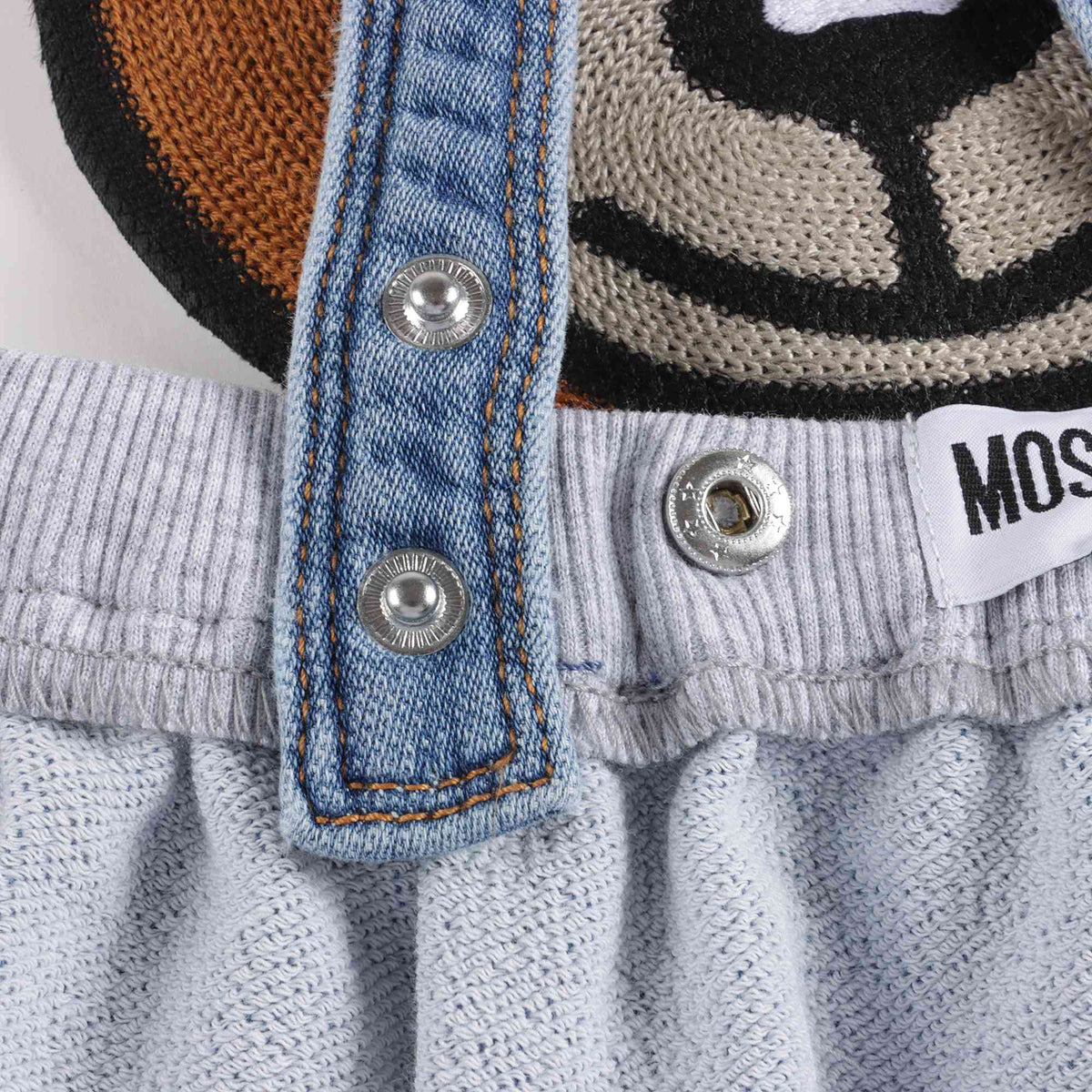 Baby Girls Bear Denim Skirt