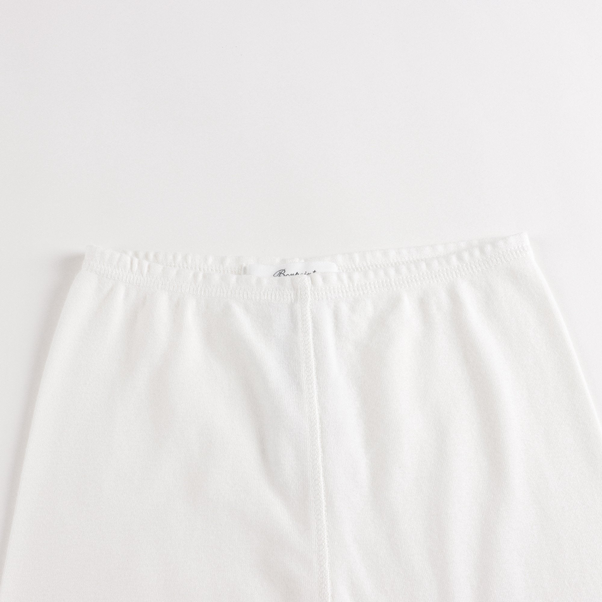 Baby Boys & Girls Off White Cotton Leggings