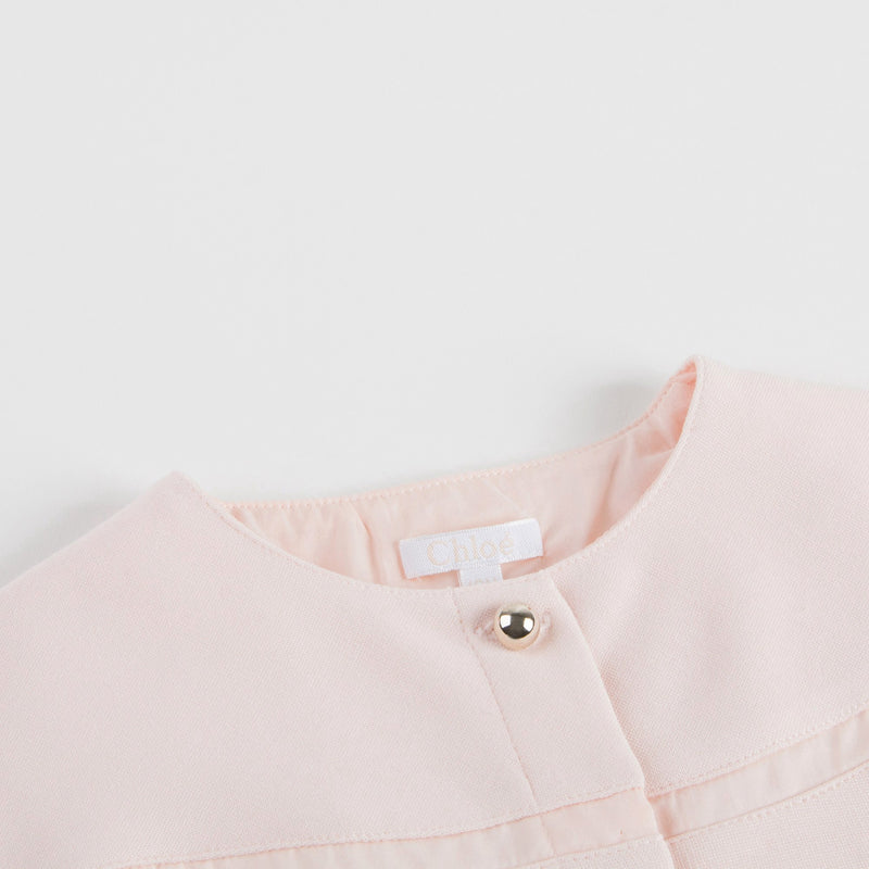 Baby Girls Pink Jersey Cardigan