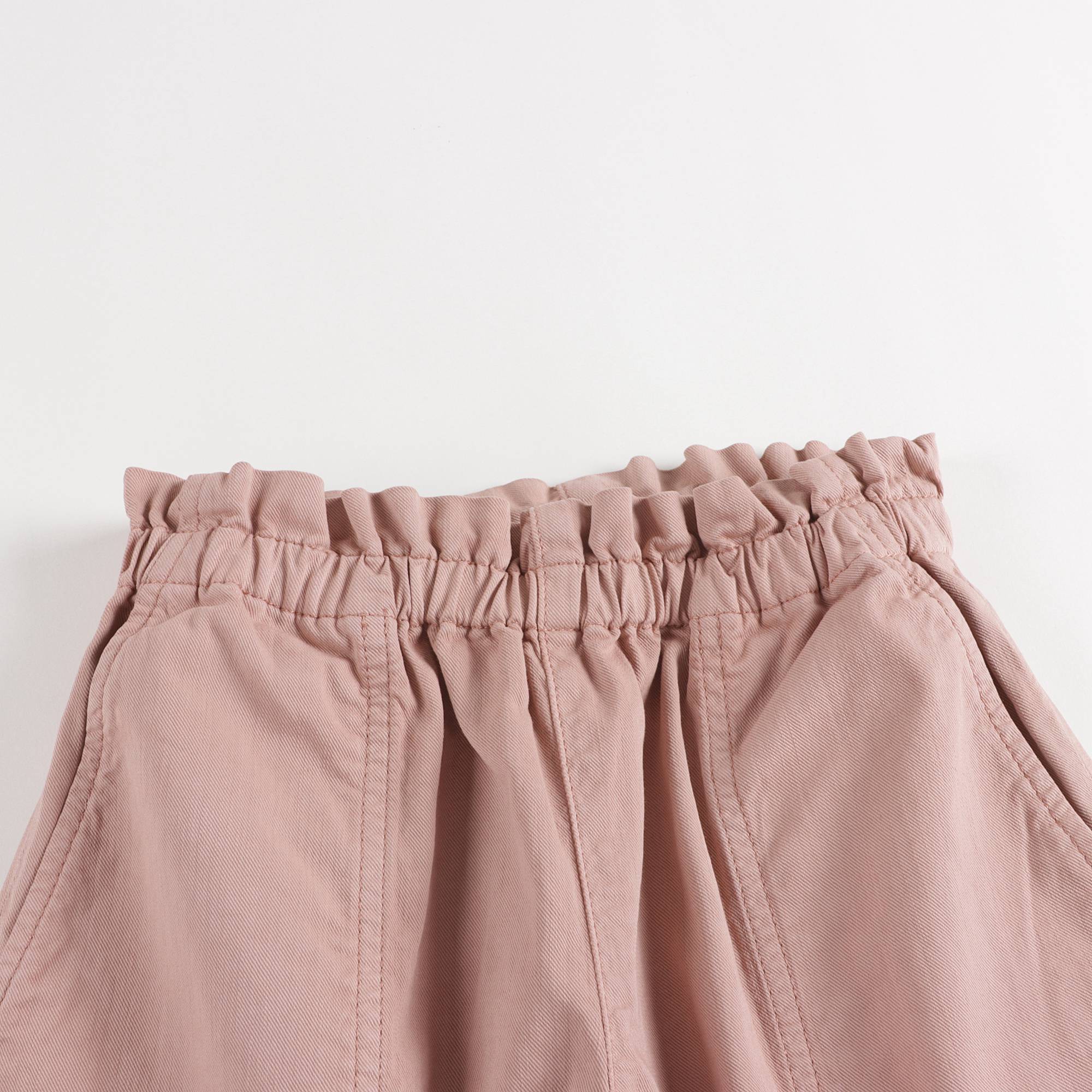 Girls Pink Cotton Trousers